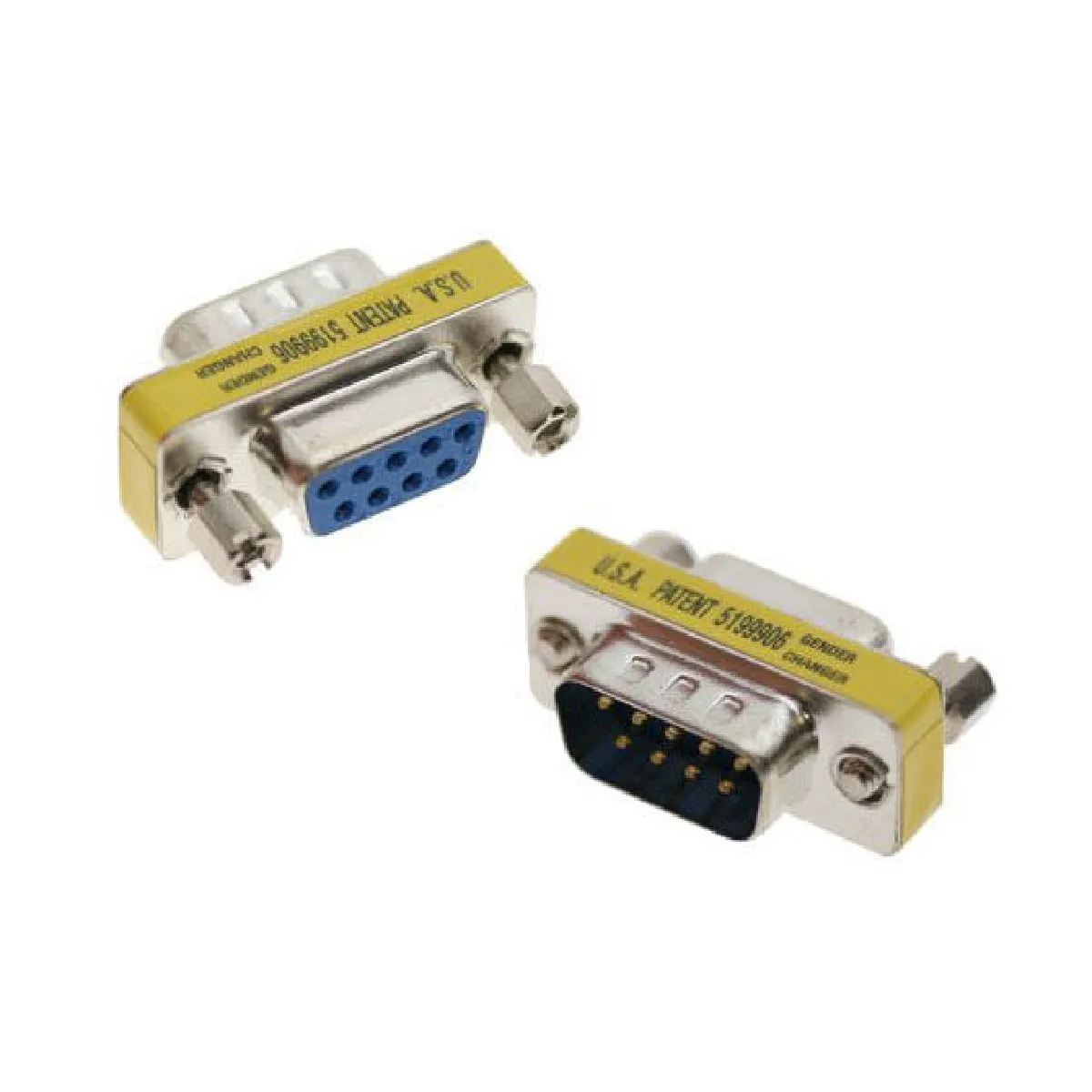 Adaptateur DB9 FEMELLE vers DB9 MALE POUR LIAISON SERIE POUR LIAISON SERIE