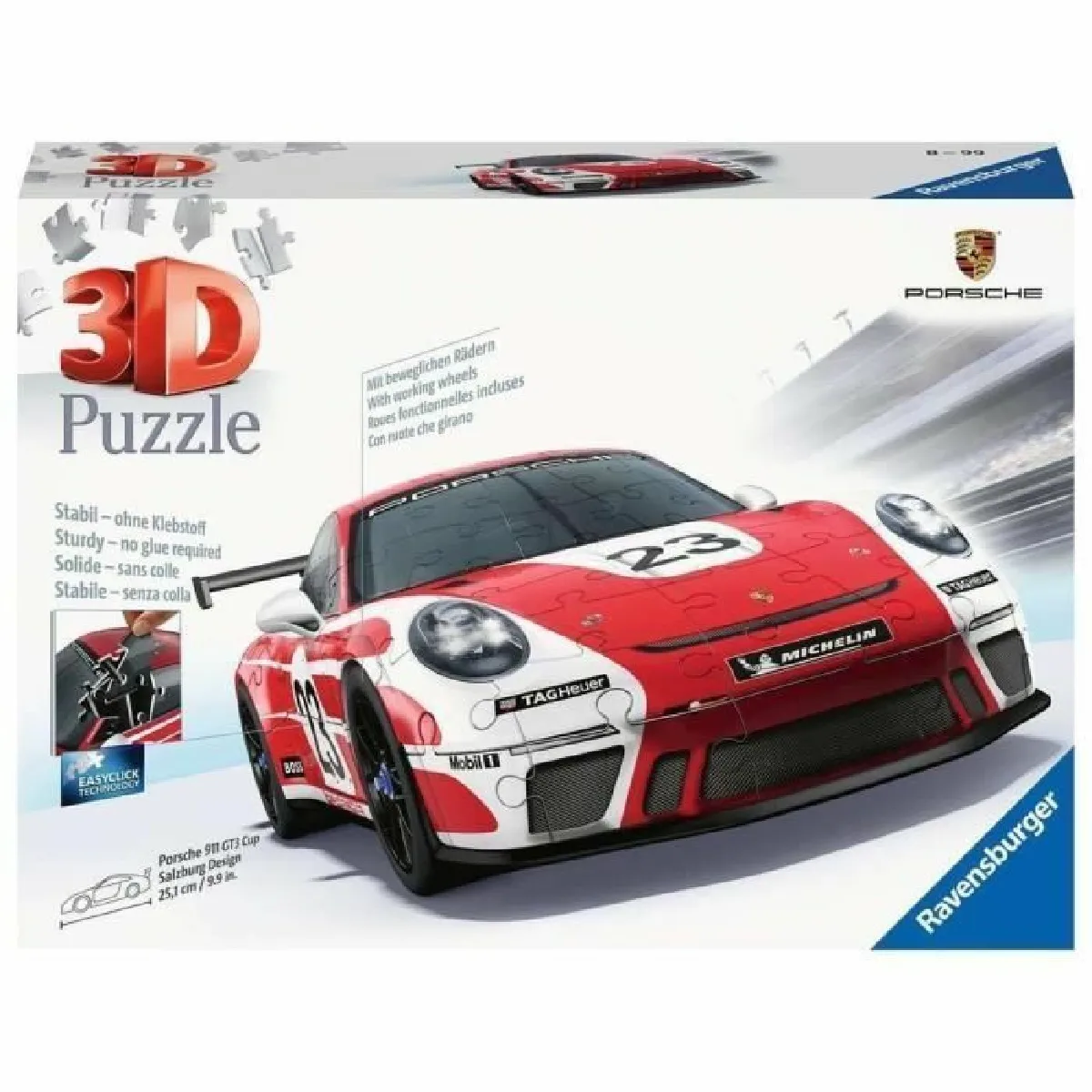 Puzzle 3D Porsche 911 Salzburg