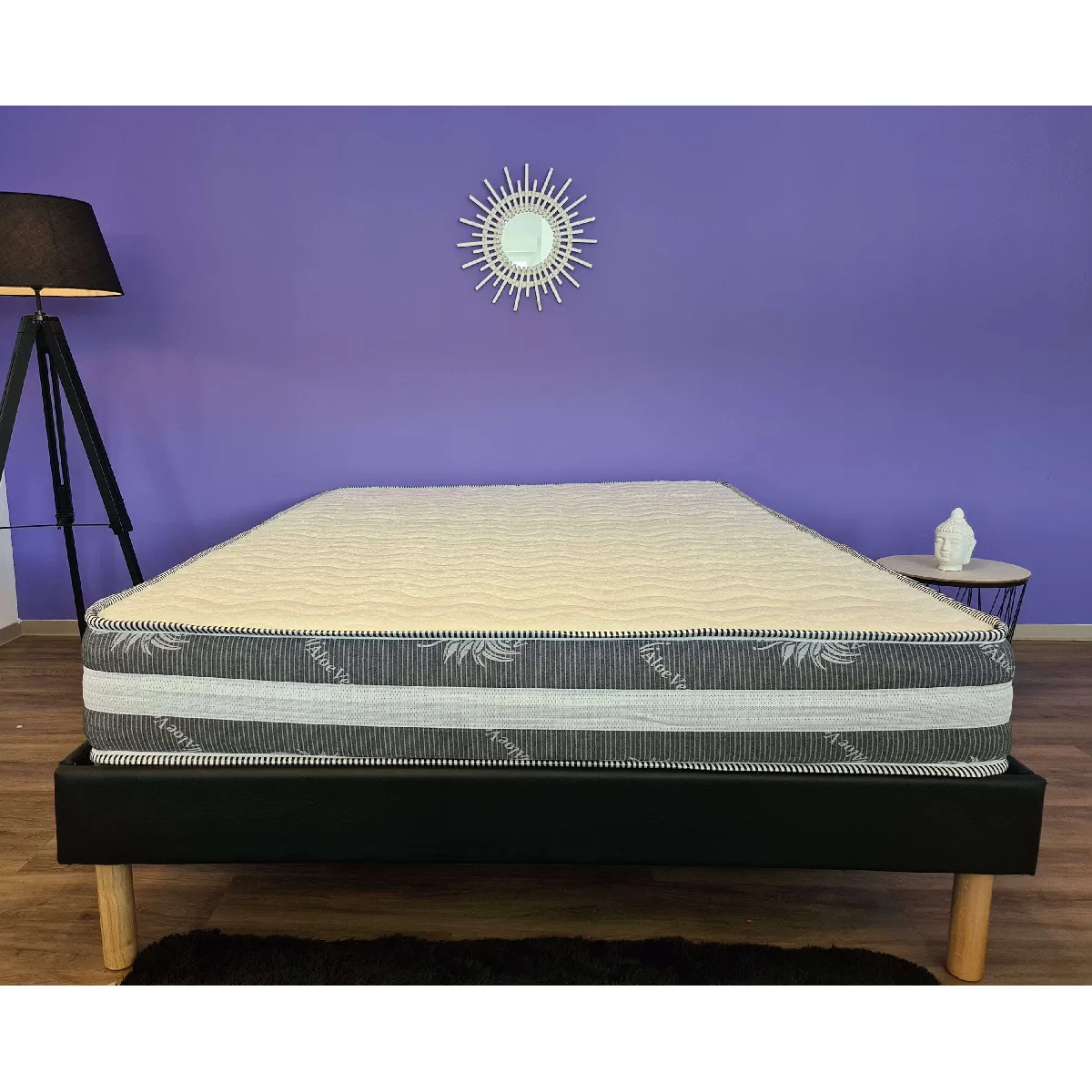 Matelas de couchage nuits d'or 80 x 200 x 22 cm laine tres ferme