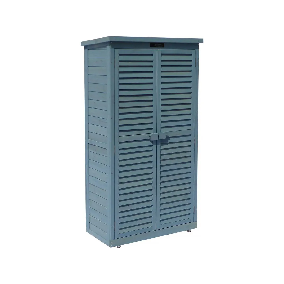 Armoire de jardin Space - 87 x 46.5 x 160 cm - Bleu ciel