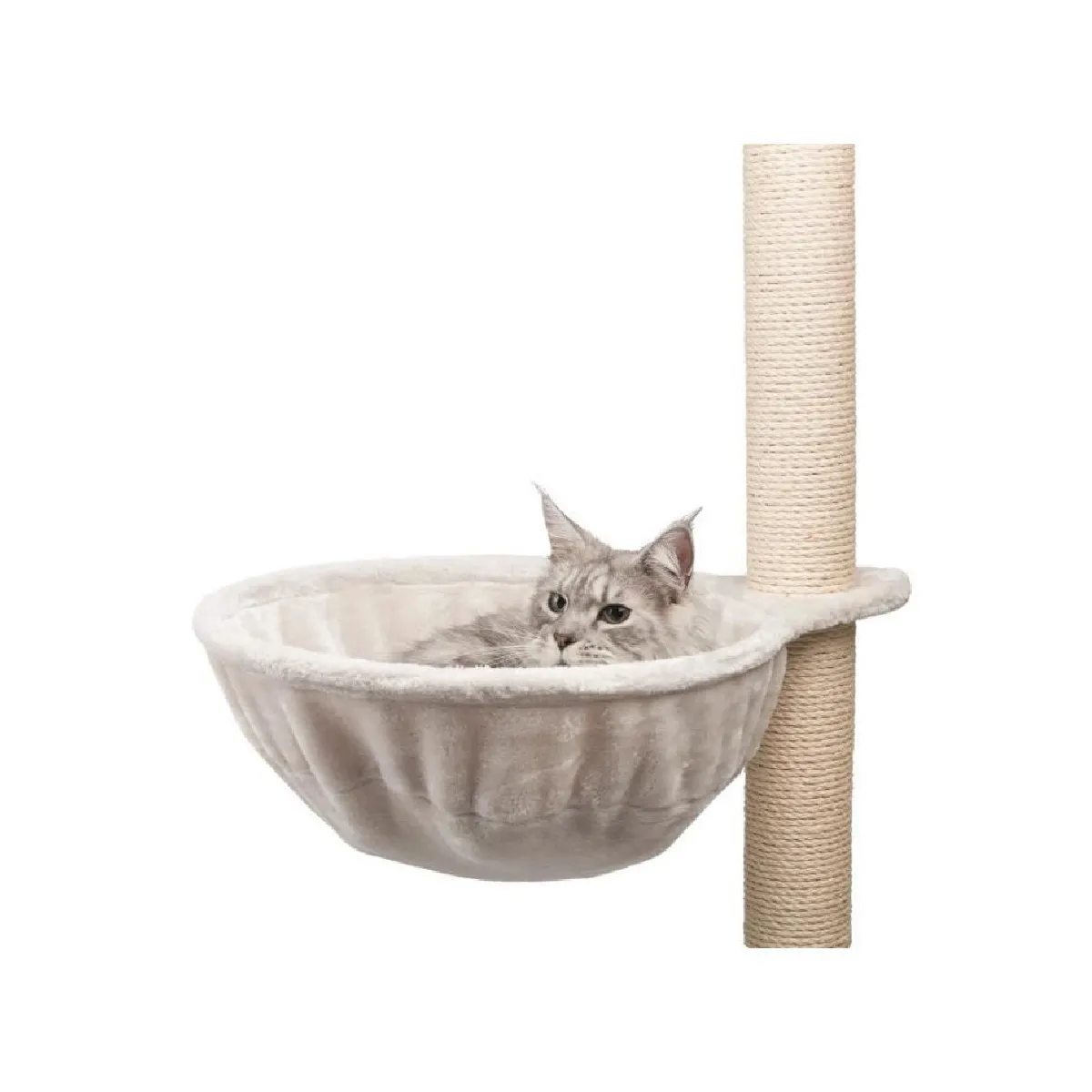 TRIXIE Sac confort XL pour arbre a chat - Gris clair - Pour chat