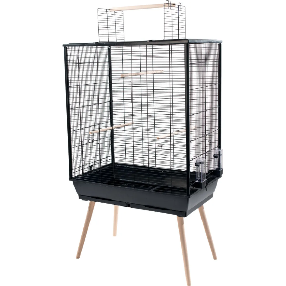 Cage à oiseaux Neo Jili XL noir.