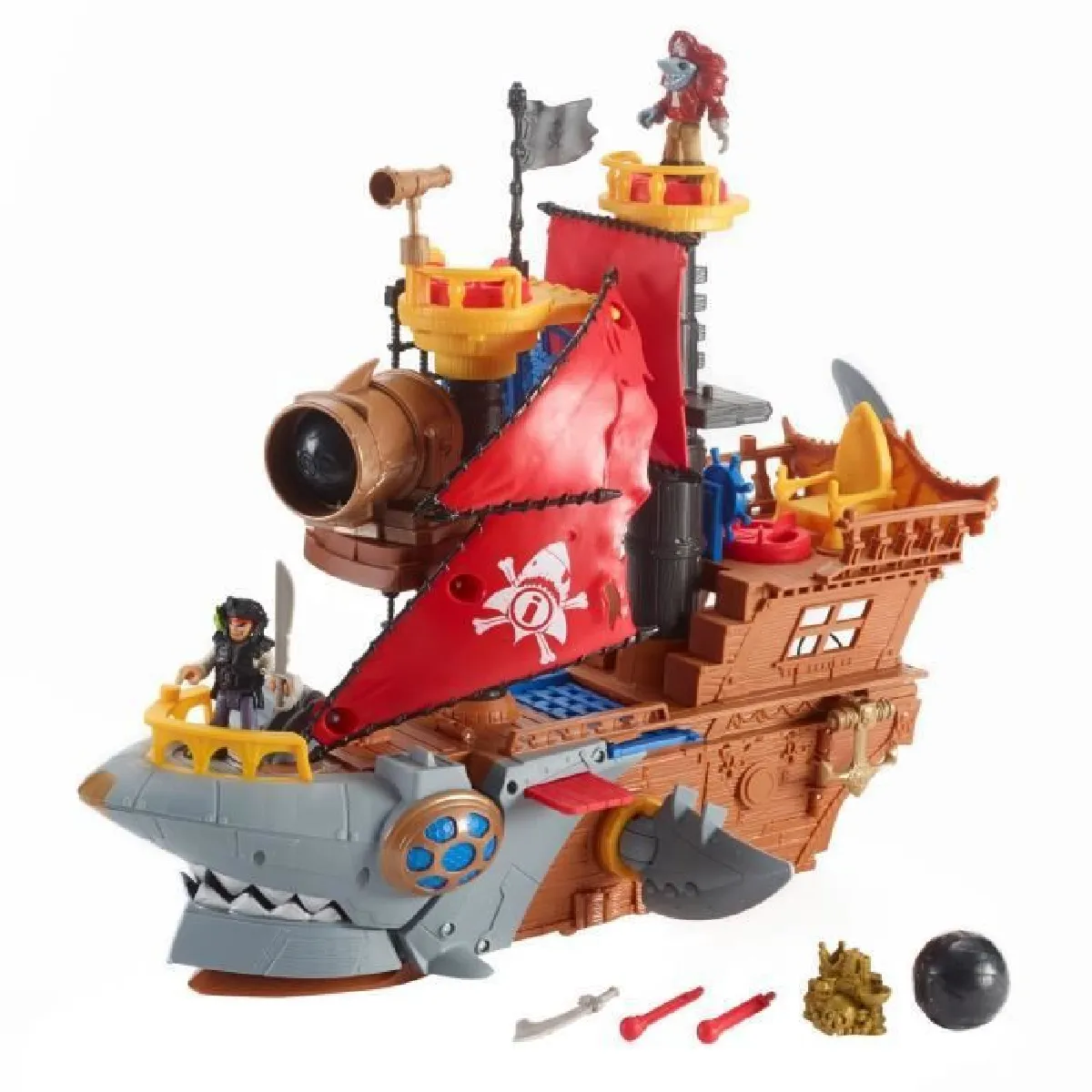 FISHER-PRICE Imaginext Bateau Pirate Requin - 3 ans et +