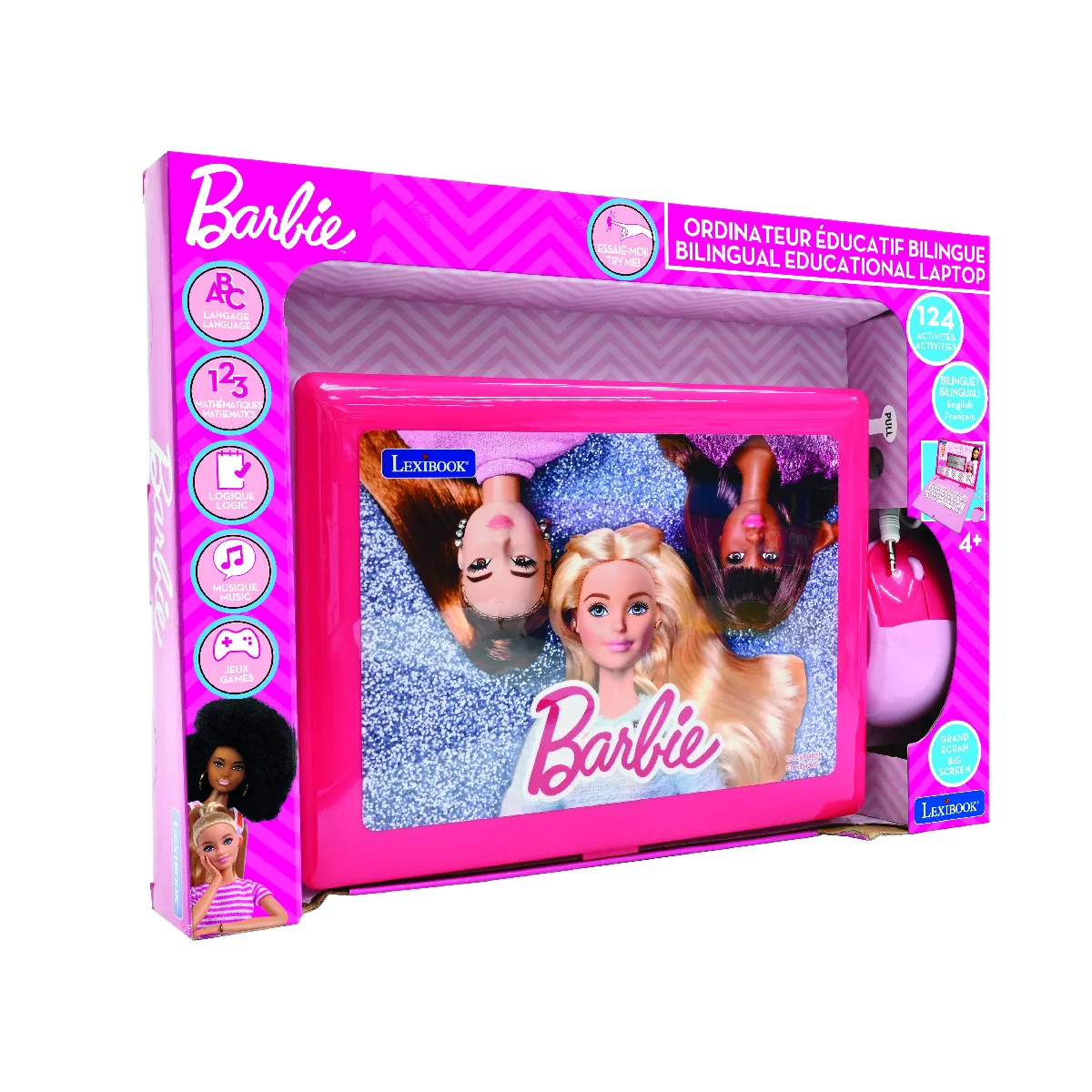 Ordinateur portable éducatif bilingue Barbie (FR/EN)