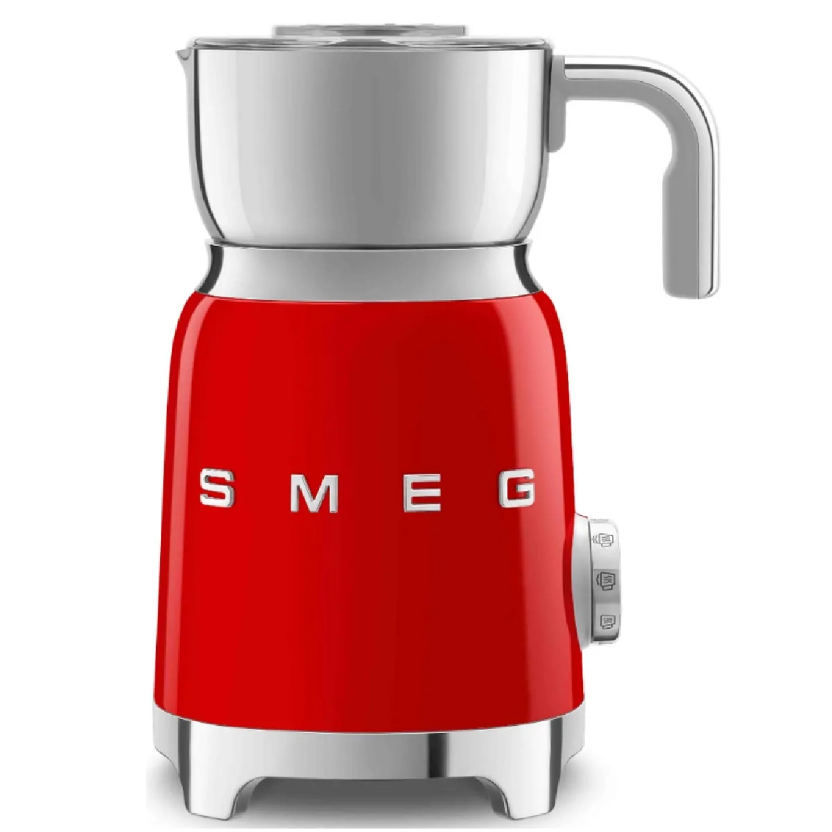 Emulsionneur de lait 500w 0.6l rouge - MFF11RDEU - SMEG