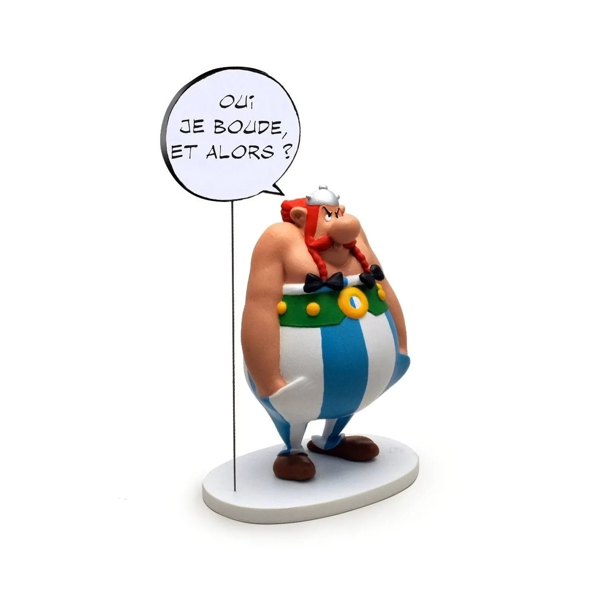 Asterix - Statuette Collectoys Collection Bulles Obelix Oui je boude et alors ? 18 cm