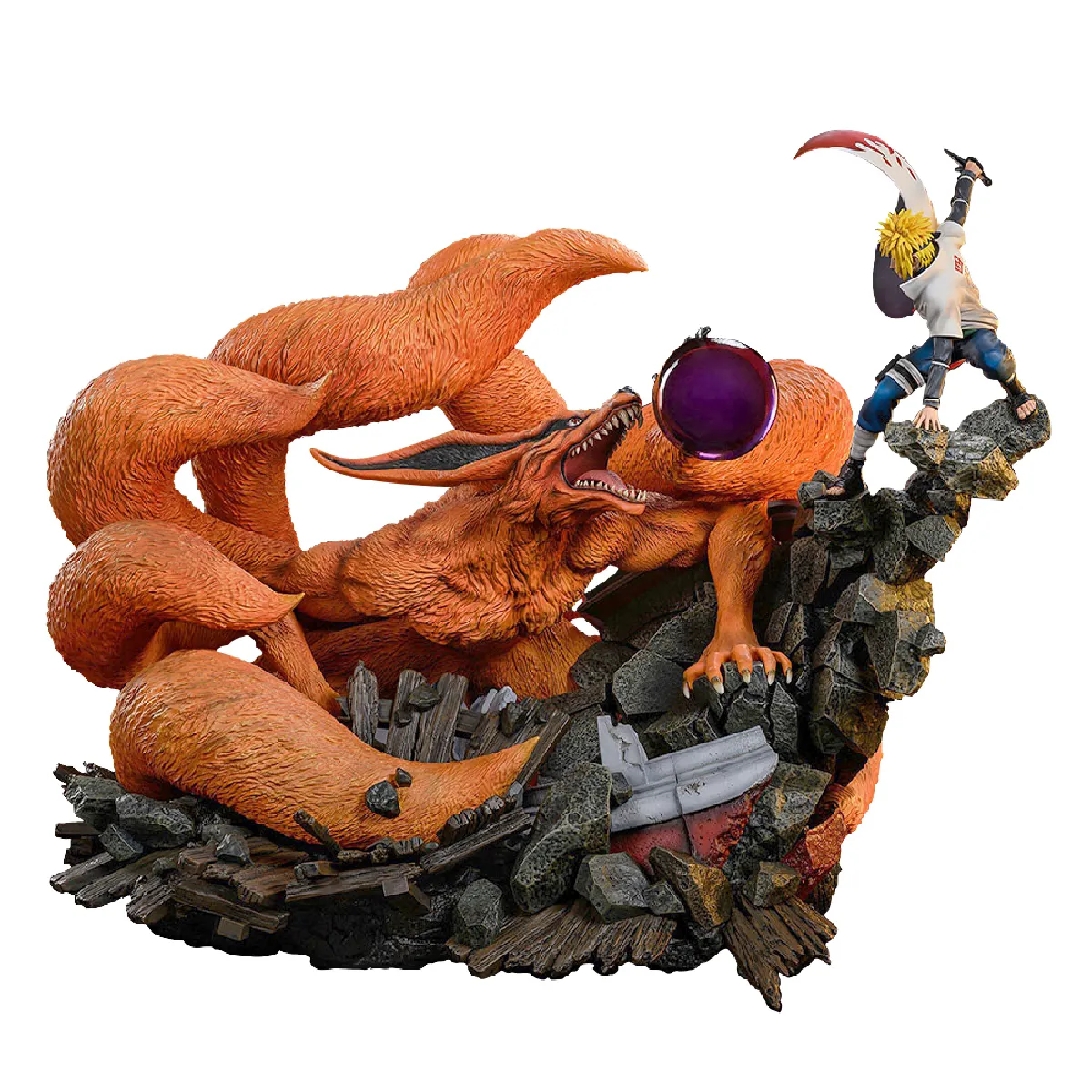 NARUTO: SHIPPUDEN - Battle of Destiny: Namikaze Minato vs Kurama statuette 1/8 (Limited Edition)