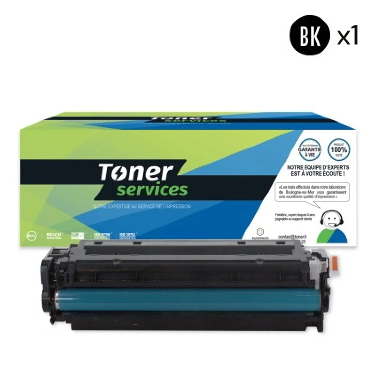 Compatible Canon 718 Toner Noir CC530A (304A)