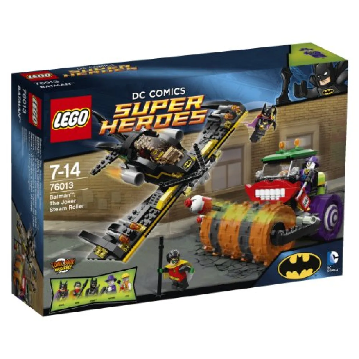 Lego Dc comics Super Heroes Batman The Joker Steam Roller