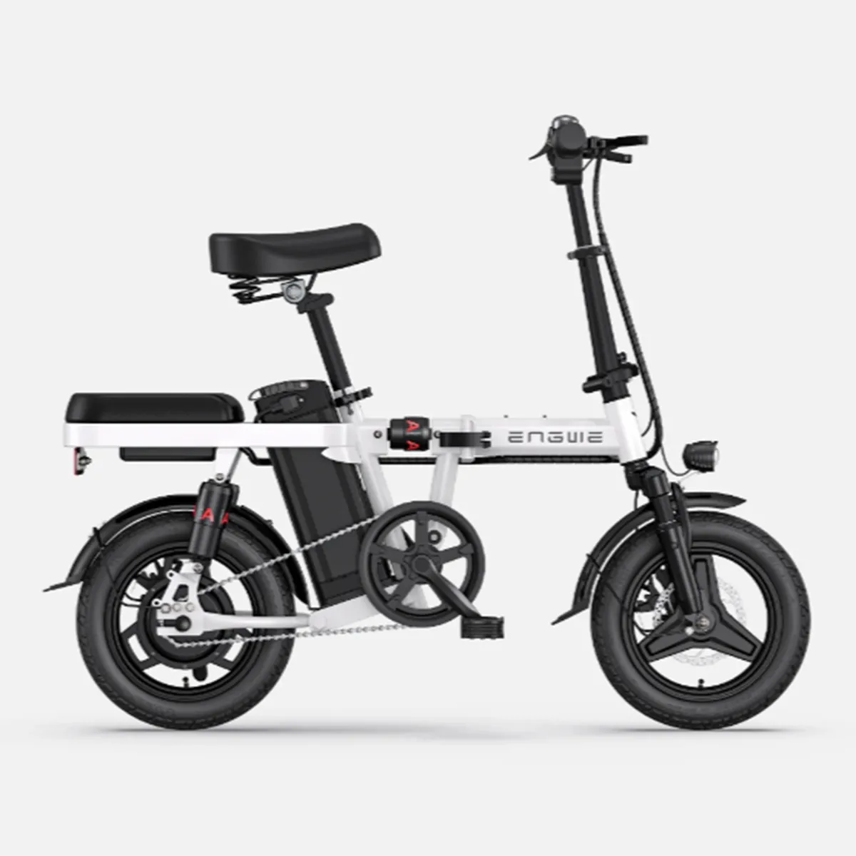 ENGWE T14 Vélo électrique pliable 250 W 48 V 10 Ah Autonomie 55 km - Blanc