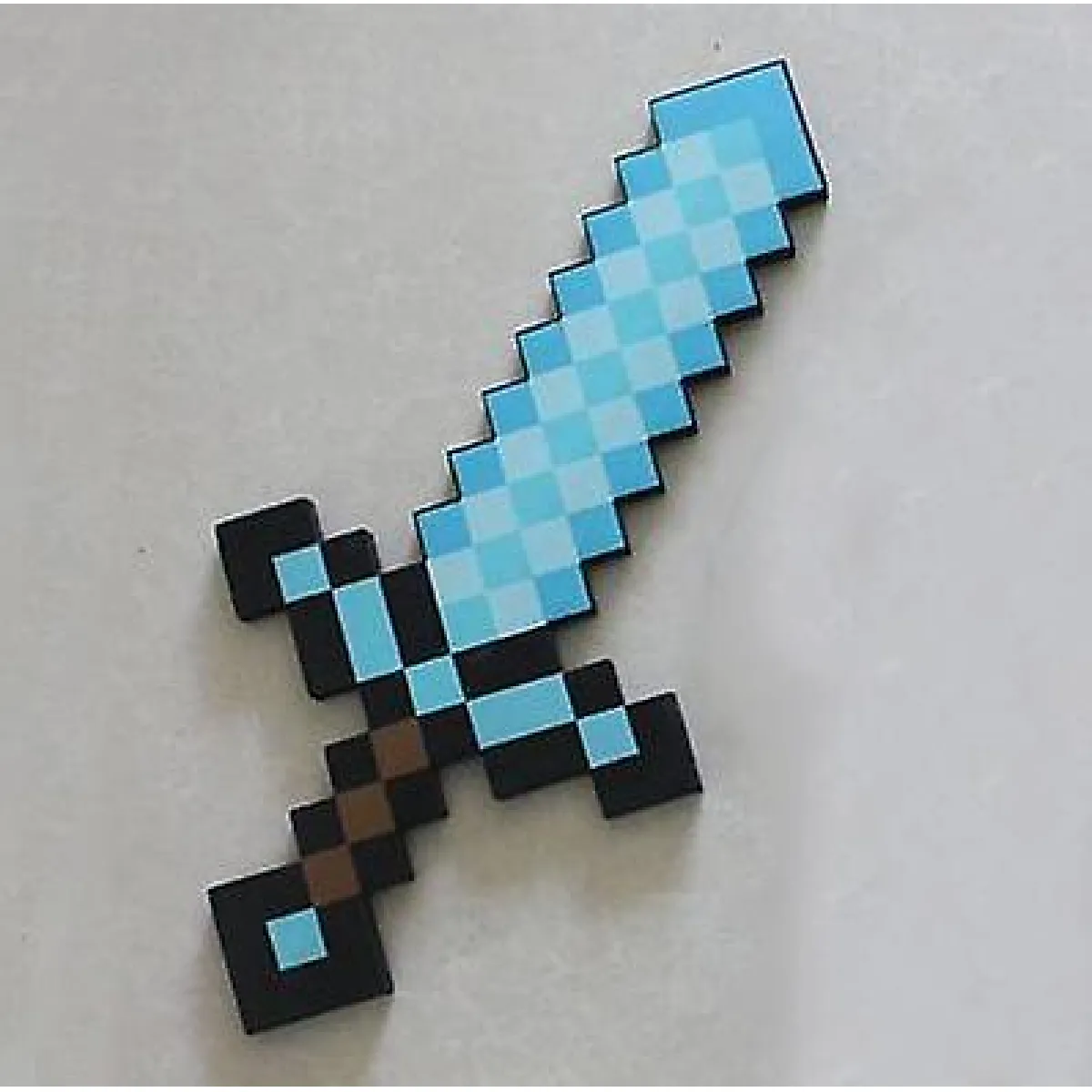 Minecraft Design épée en diamant, mousse douce mignonne (bleu)