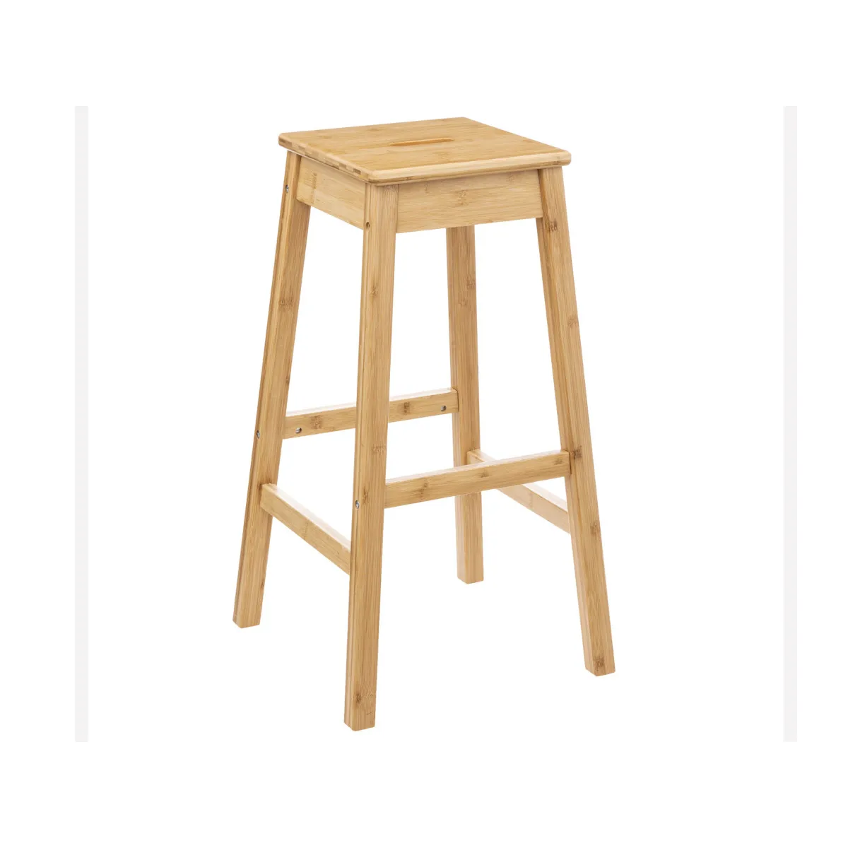 Tabouret de bar en bambou H75cm - FIVE