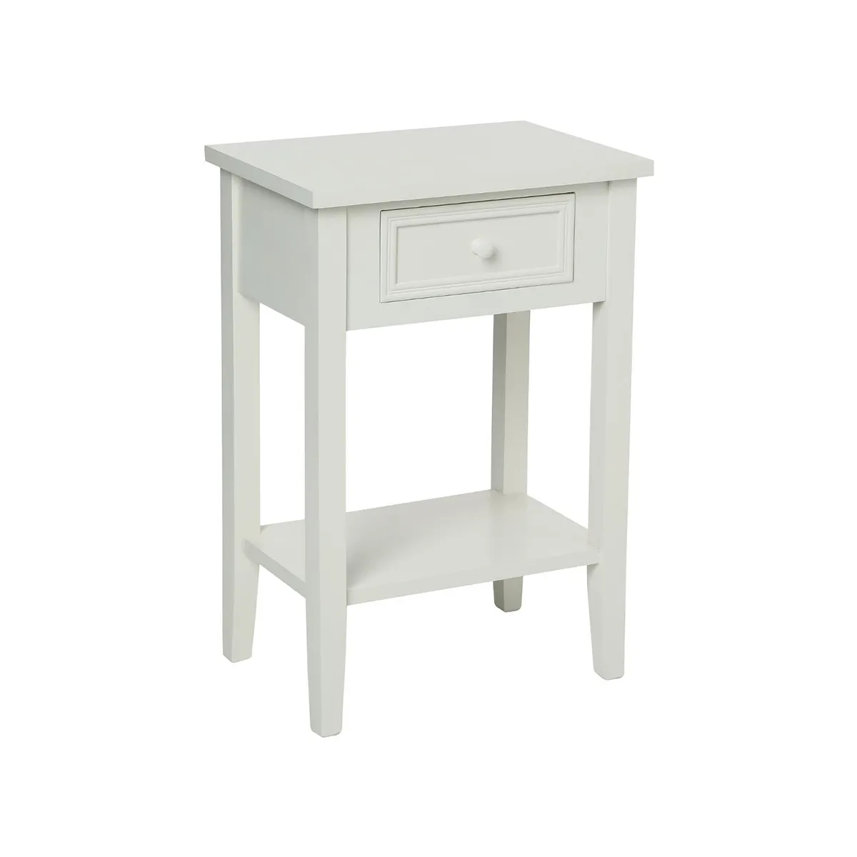 Table de chevet Charme - blanc - Atmosphera