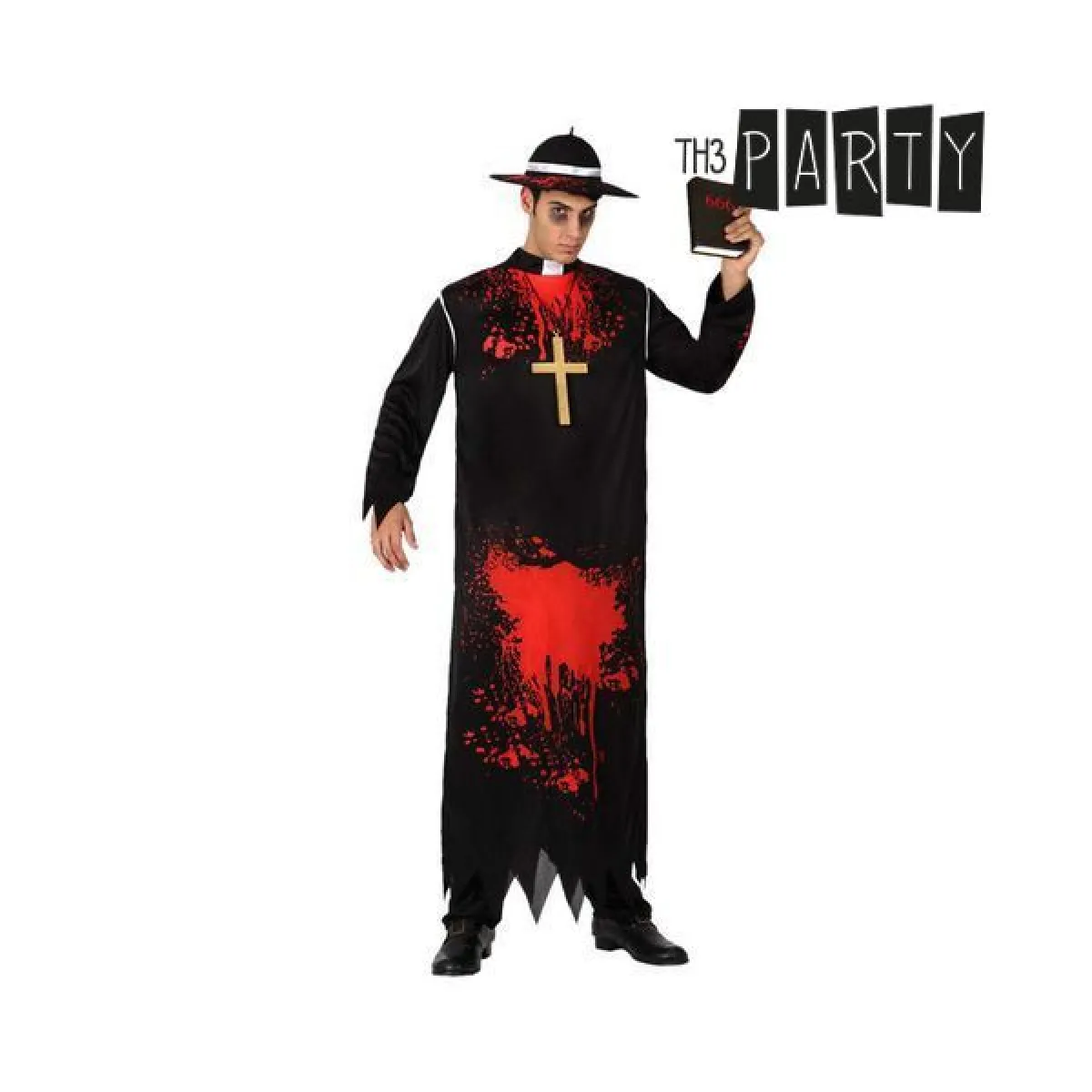 Déguisement pour homme Curé mort - costume pas cher holloween horreur adulte pas cher