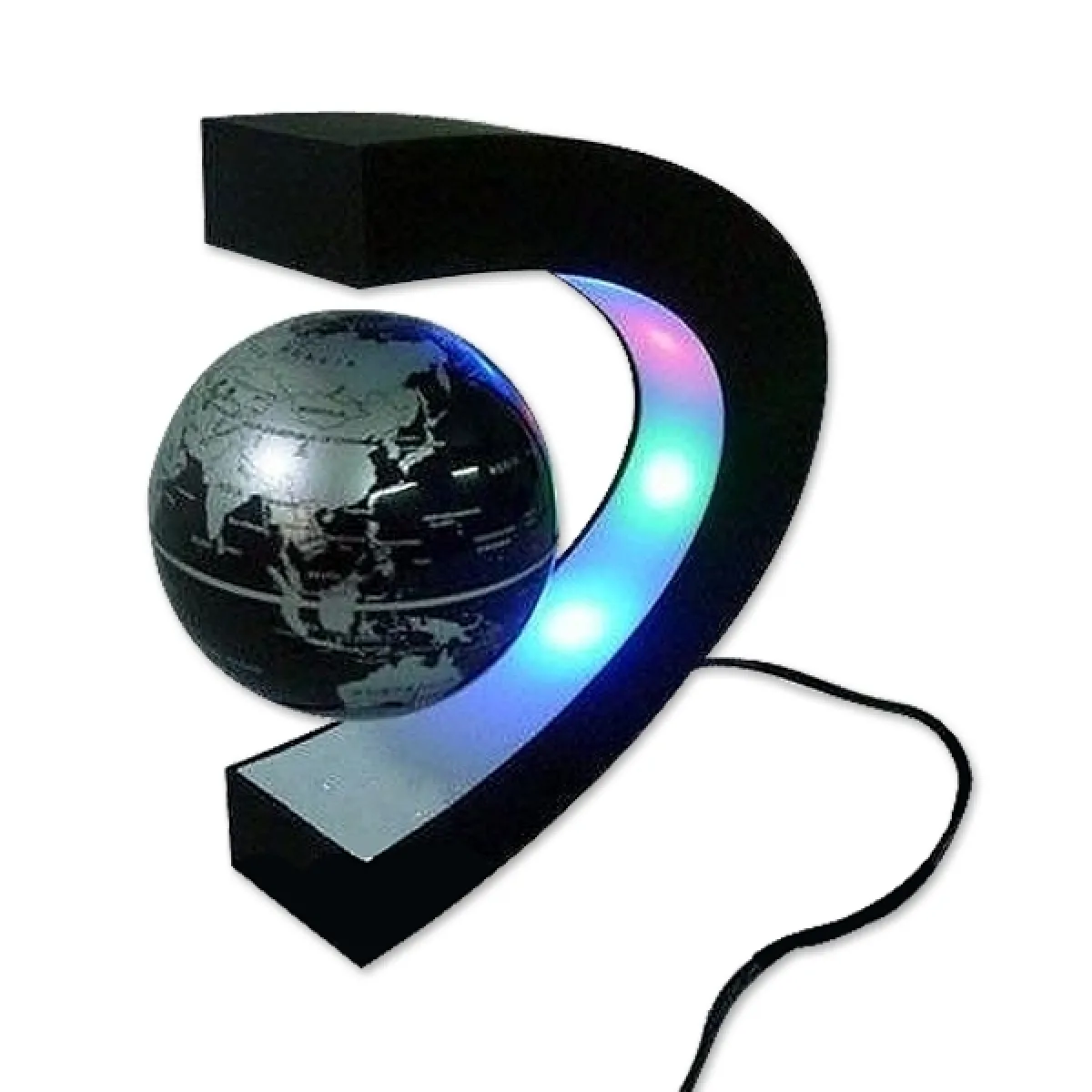 Globe terrestre LED levitation magique lumineux flottant magnétique