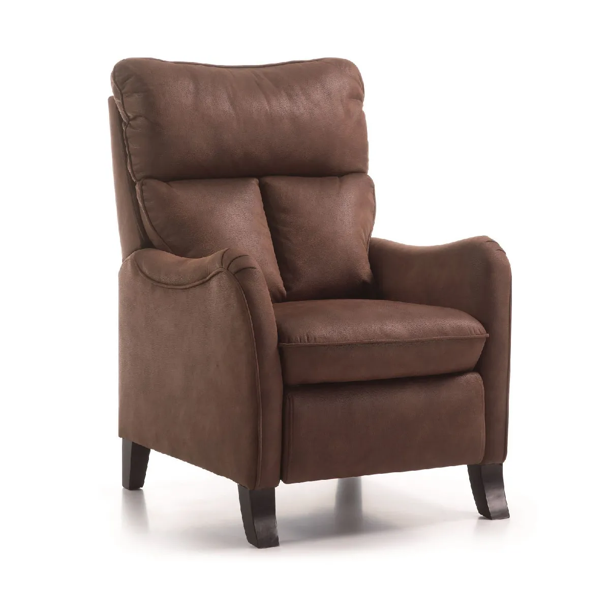 Fauteuil relax manuel microfibre Camboya Chocolat