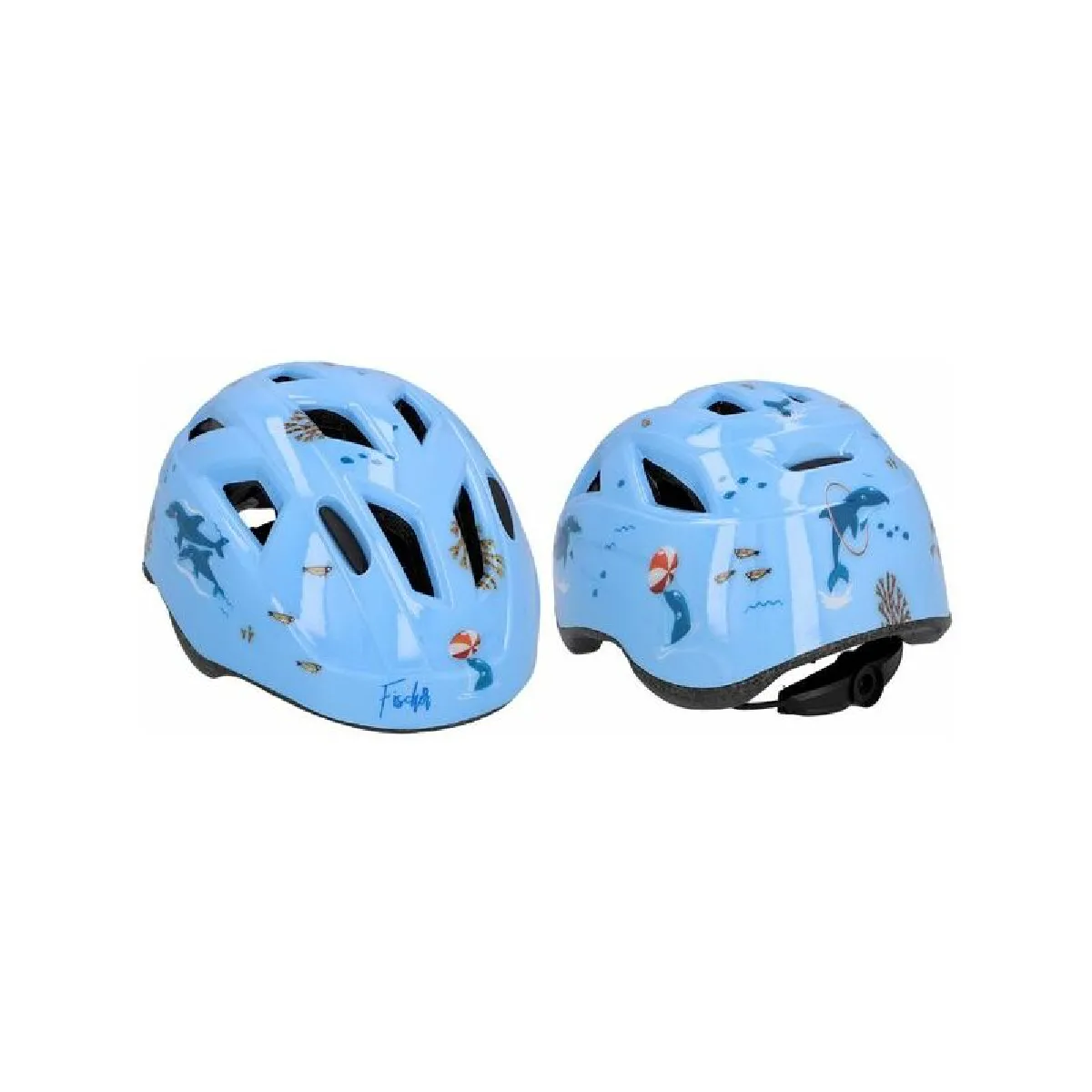 FISCHER Casque de vélo enfant 'Plus Dolphin', taille: XS/S ()