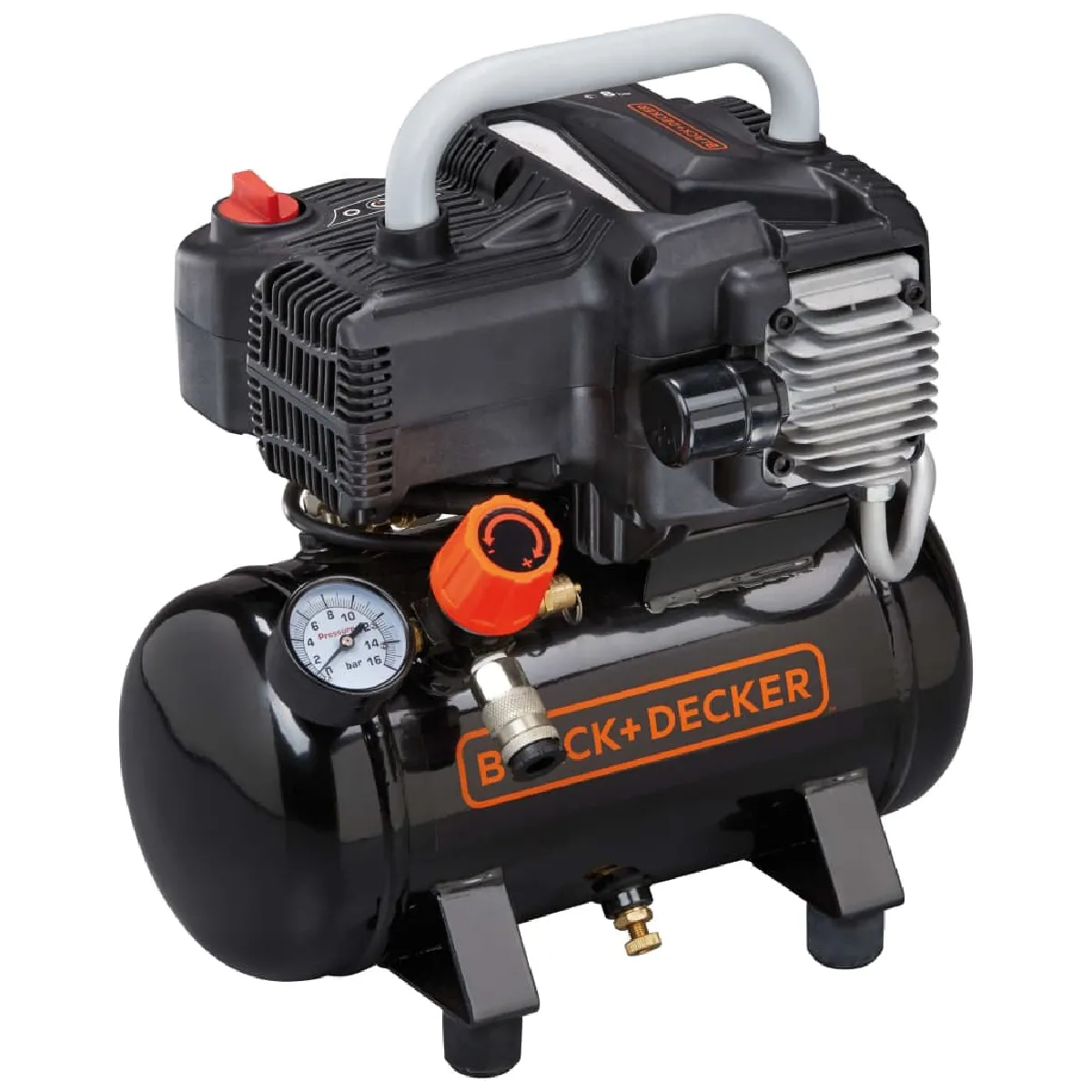 BLACK+DECKER Compresseur à air 6 L 230 V