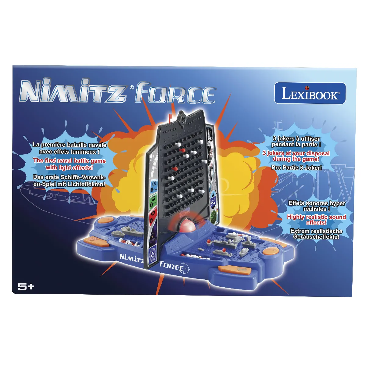 Nimitz Force - Bataille navale électronique avec effets sonores et lumineux