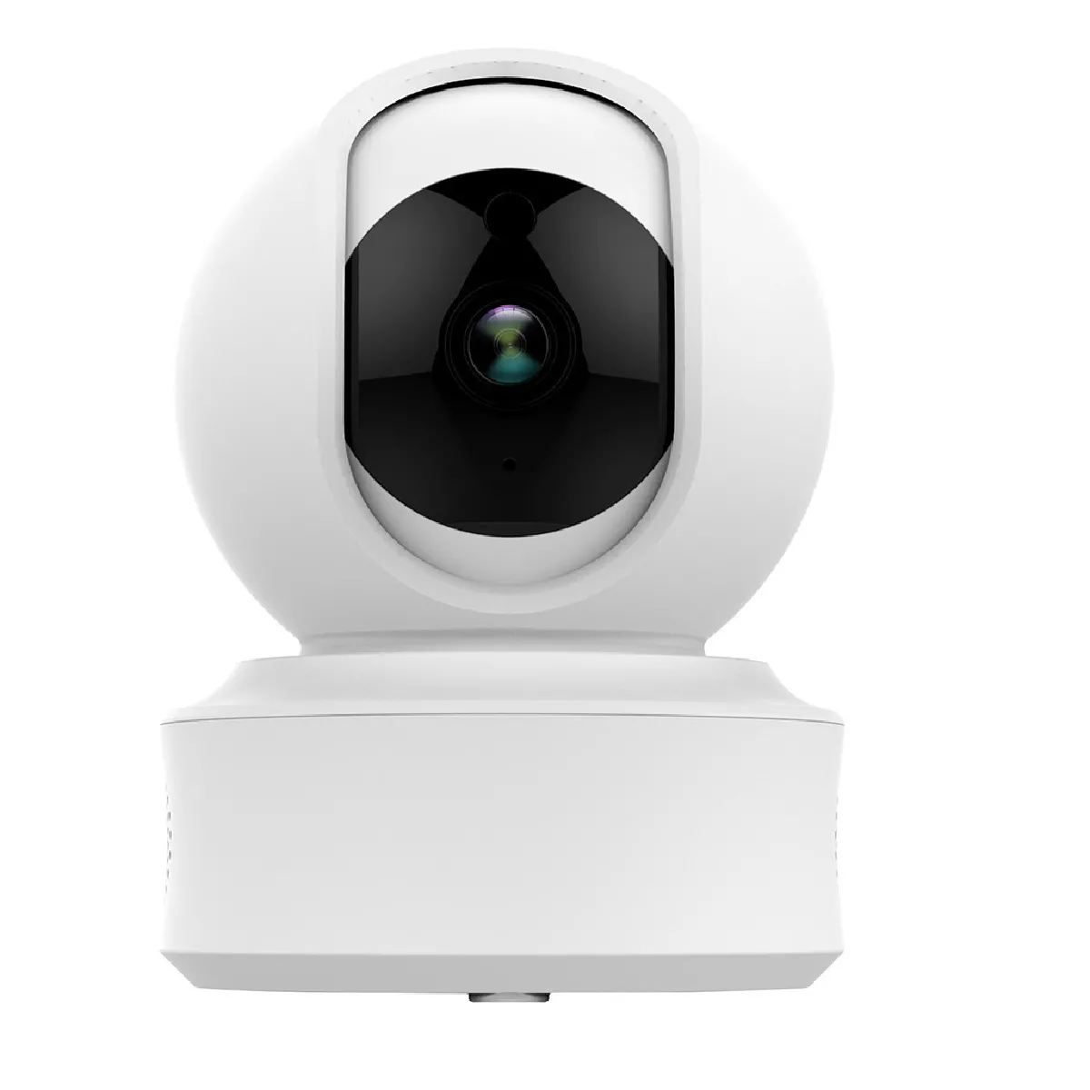 HD 1080P WIFI Sécurité Babyphone caméra sans fil Caméra IP 360DEGREE Rotation blanc