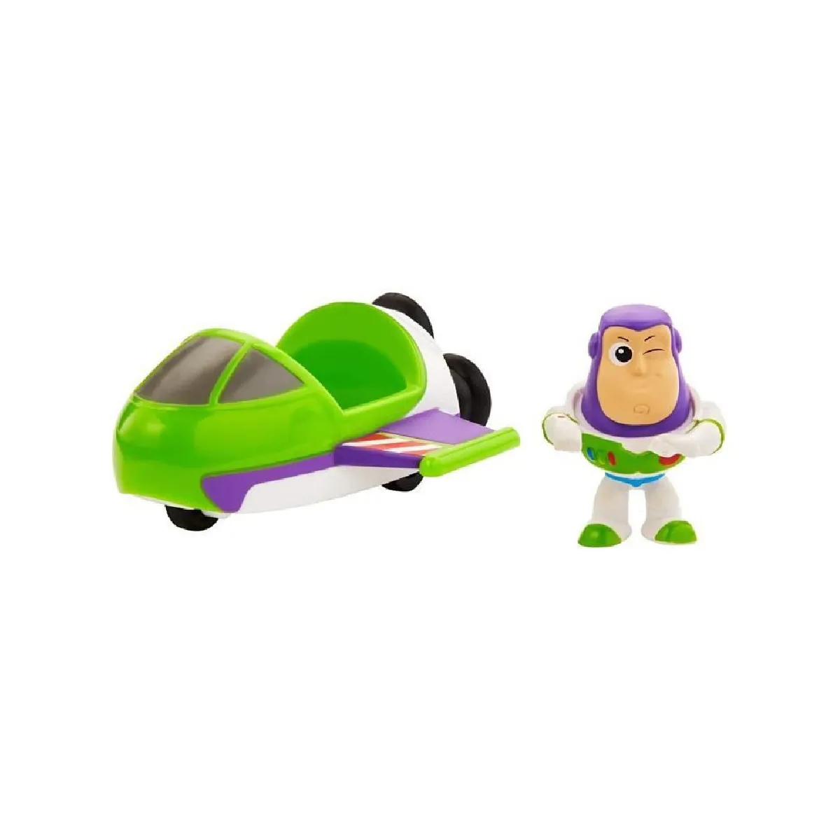 TOY STORY 4 - Mini-figurine Buzz l'Eclair et son vaisseau