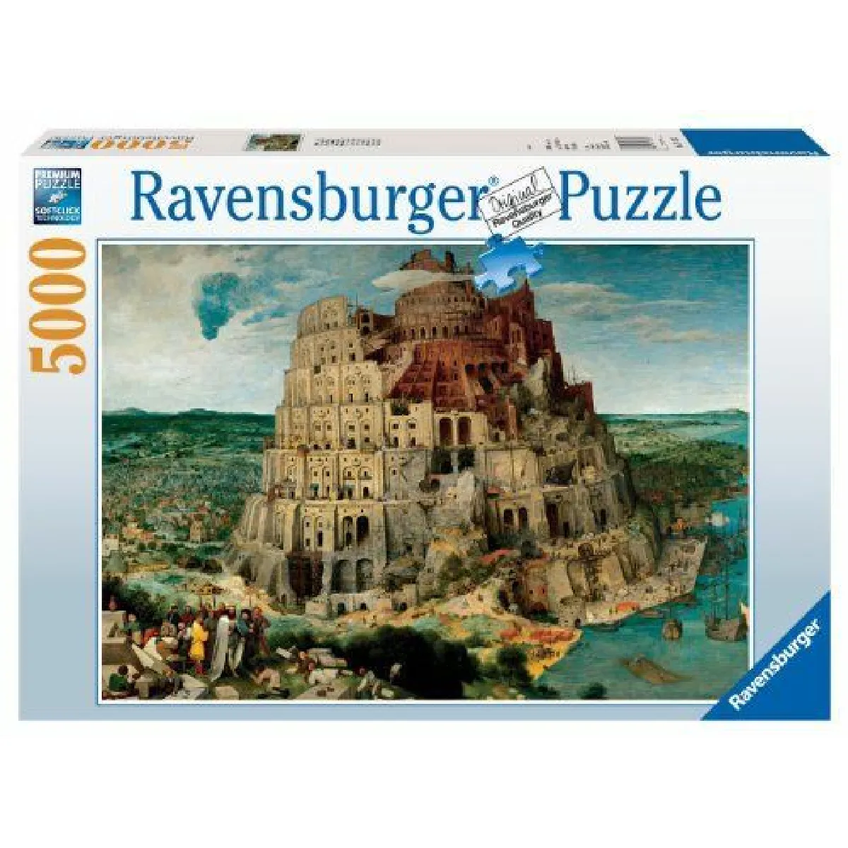 Ravensburger - Puzzle - Bruegel L'Ancien : La Construction De La Tour De Babel - 5000 Pièces