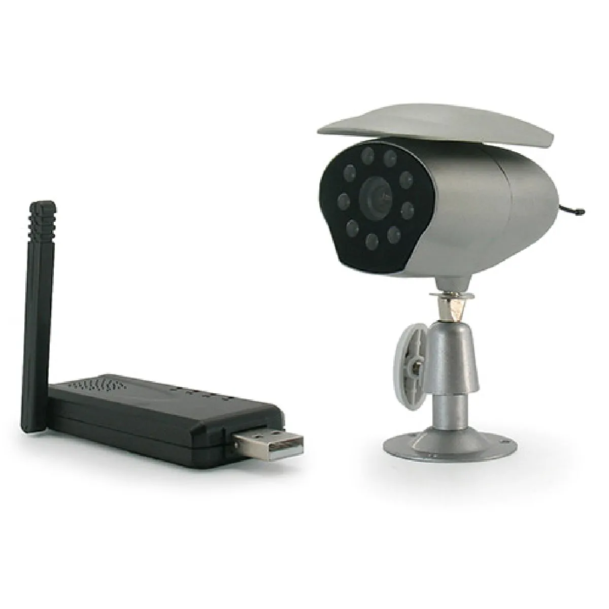 Camera de Surveillance Numérique Kit Sans Fil Vakt Portée 100 m Avidsen 123350