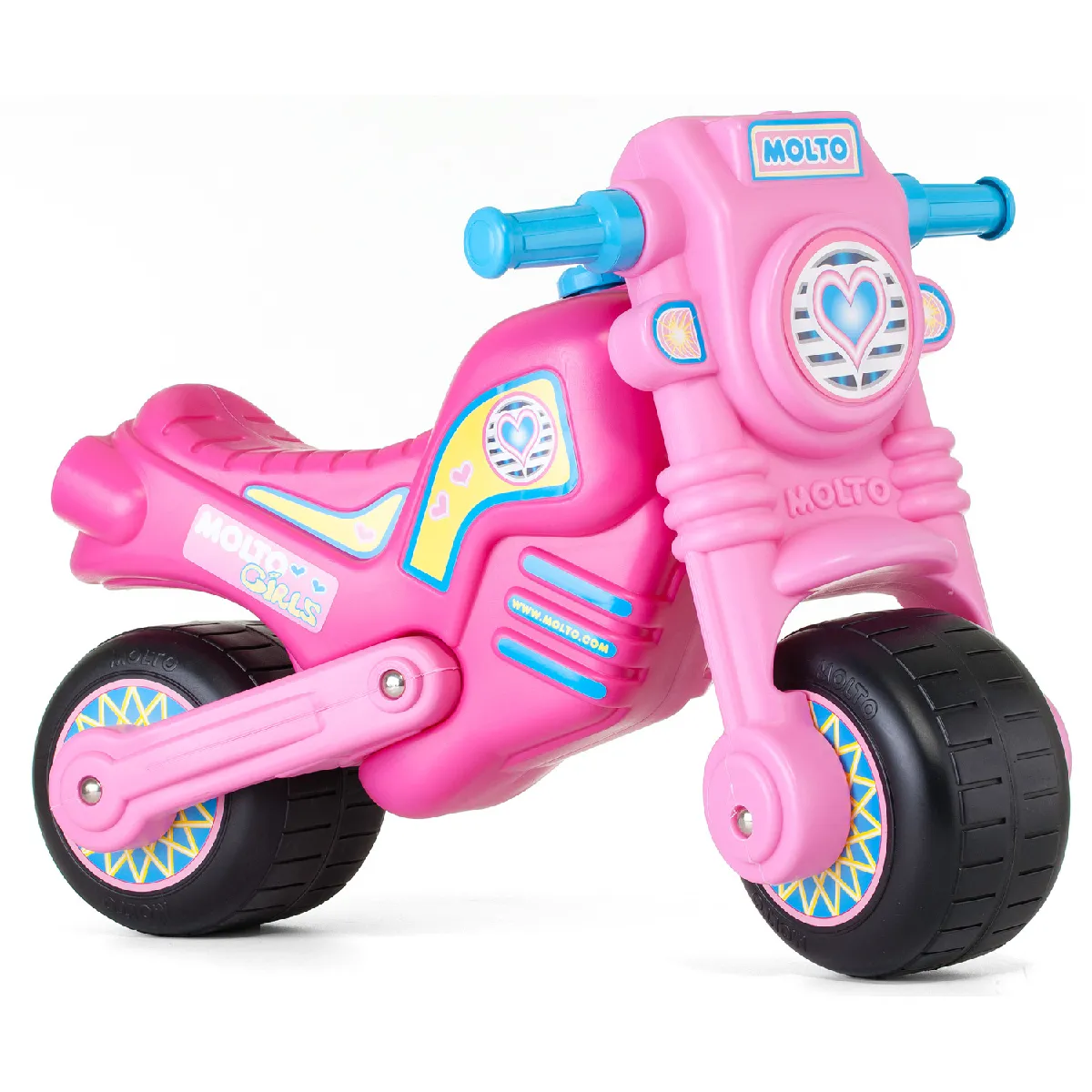 Porteur moto cross Molto rose