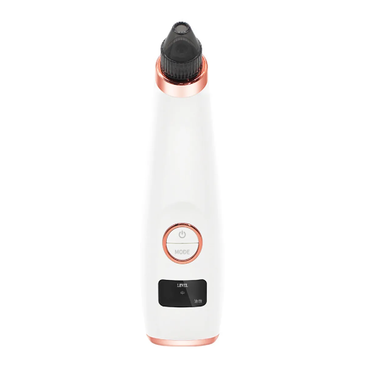 Aspirateur Point Noirs Visage, Extracteur de Comédons Professionnel Appareil Peau Vacuum Nettoyant Pores Rechargeable, écran LED et 5 Têtes pour éliminer Les Blackheads, Boutons, Graisse-Or