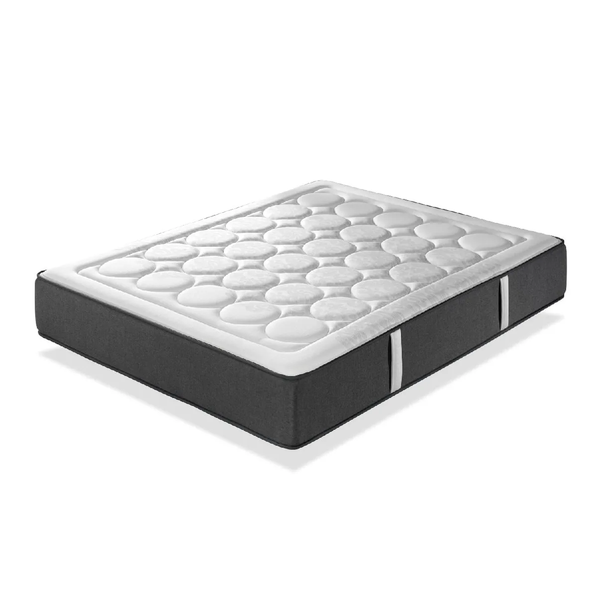 Matelas Mousse Ecologique 90X200 AIRSYSTEM PRIVILEGE, Epaisseur 30 CM, Mousse Recyclee. Excellente ergonomie et respirabilité