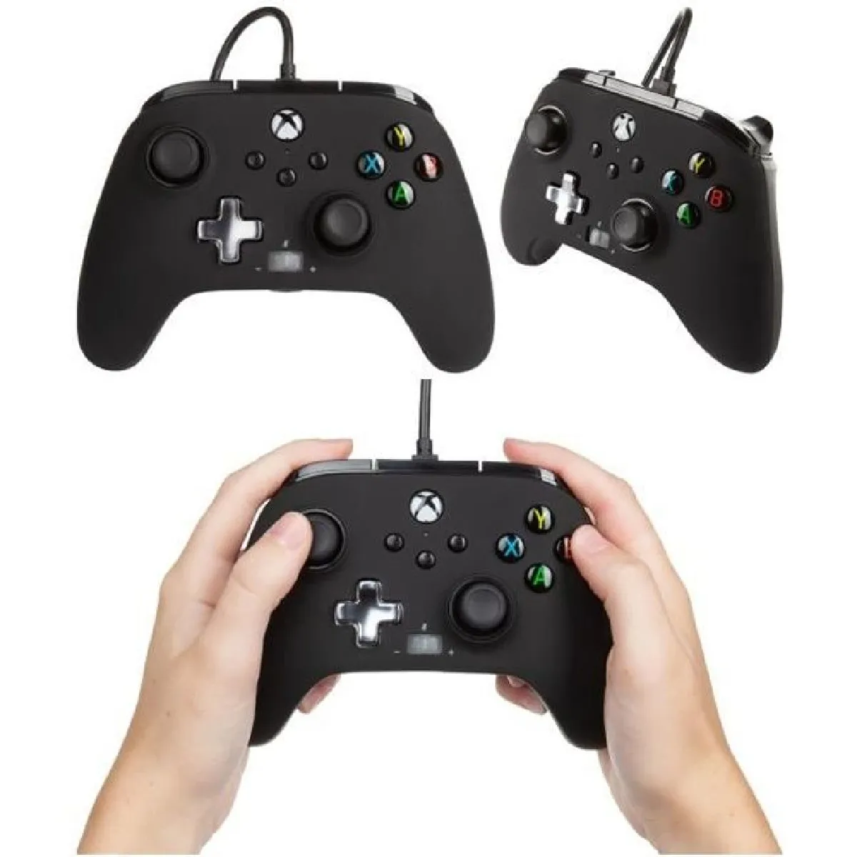 Manette Xbox one Série X + PC Licence XBOX NOIR MICROSOFT filaire 3M - XboxONE-SERIE X