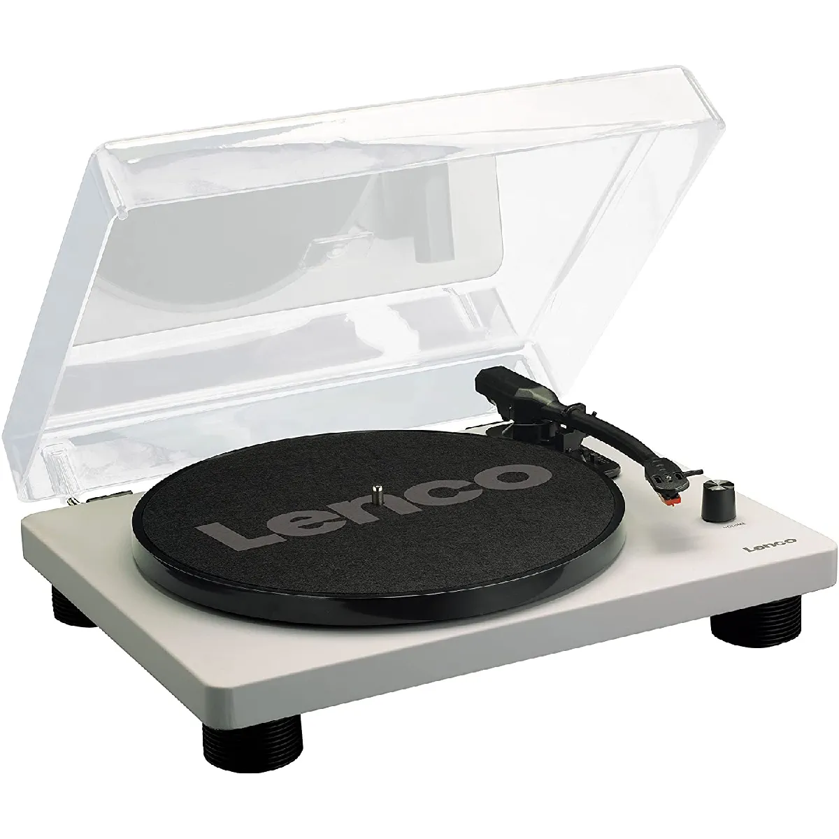 Platine Vinyle tourne disque 33,45 tr/min USB blanc