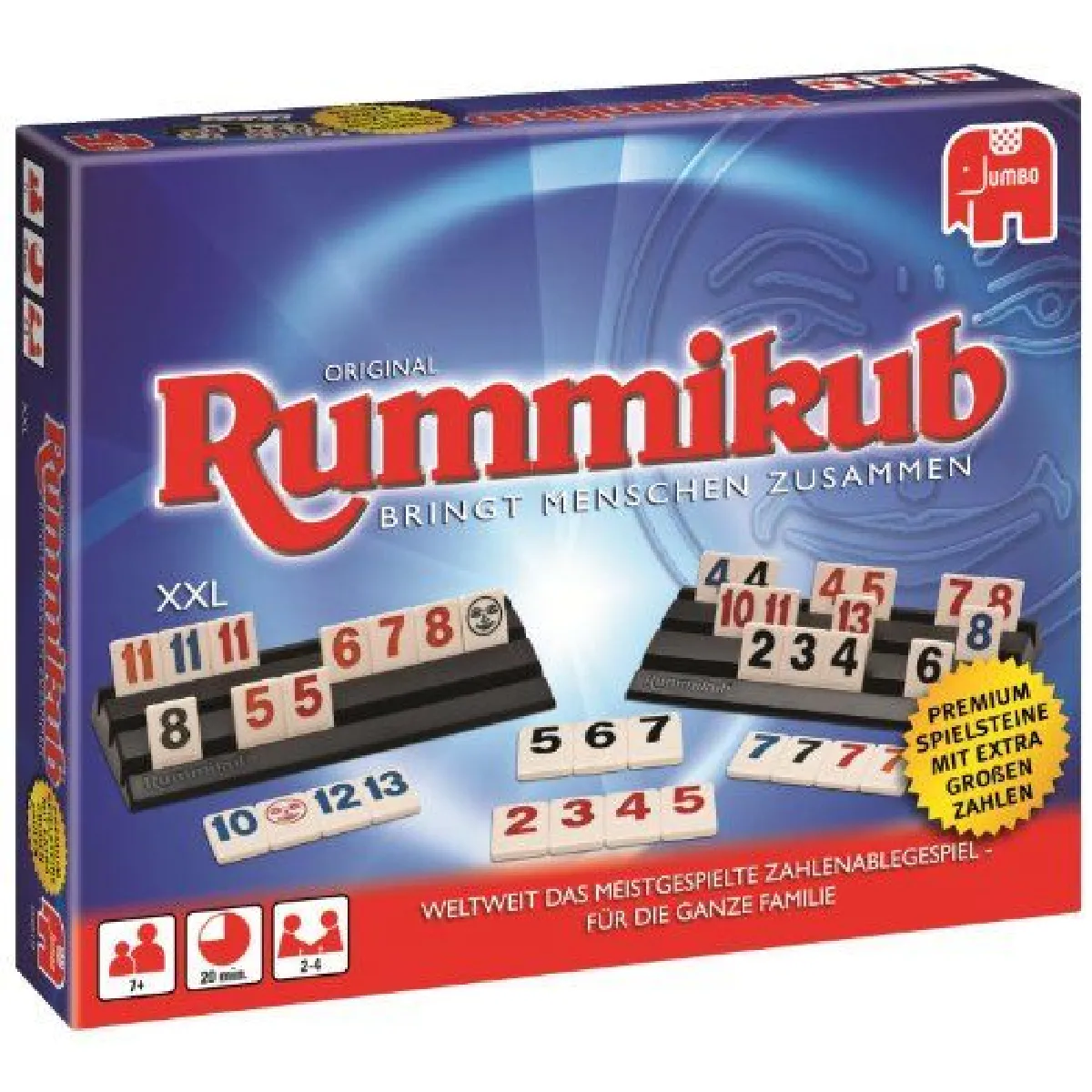 Jumbo - 3819 - Jeu de société "Original Rummikub XXL" - Langue: allemande