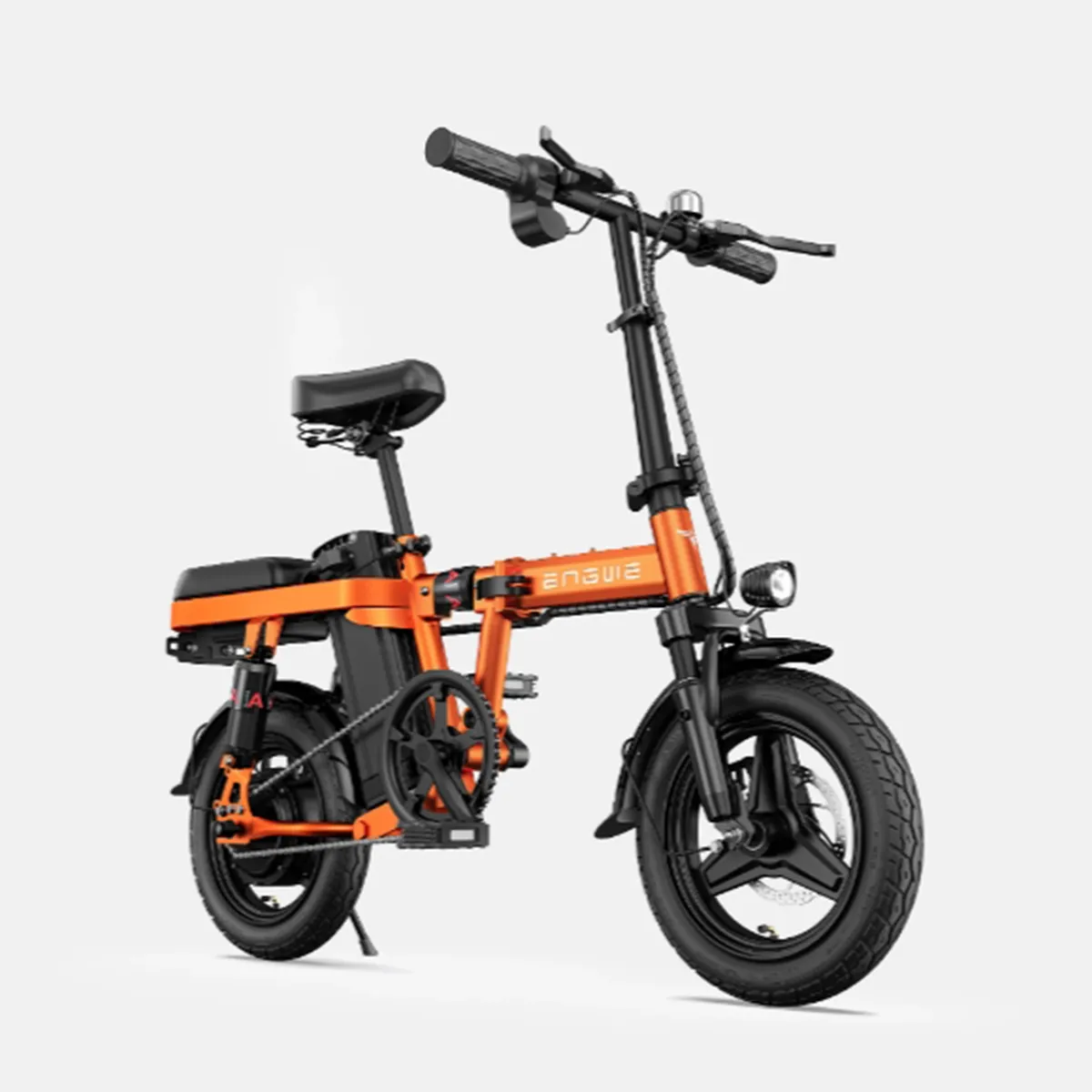 ENGWE T14 Vélo électrique pliable 250 W 48 V 10 Ah Autonomie 55 km - Orange