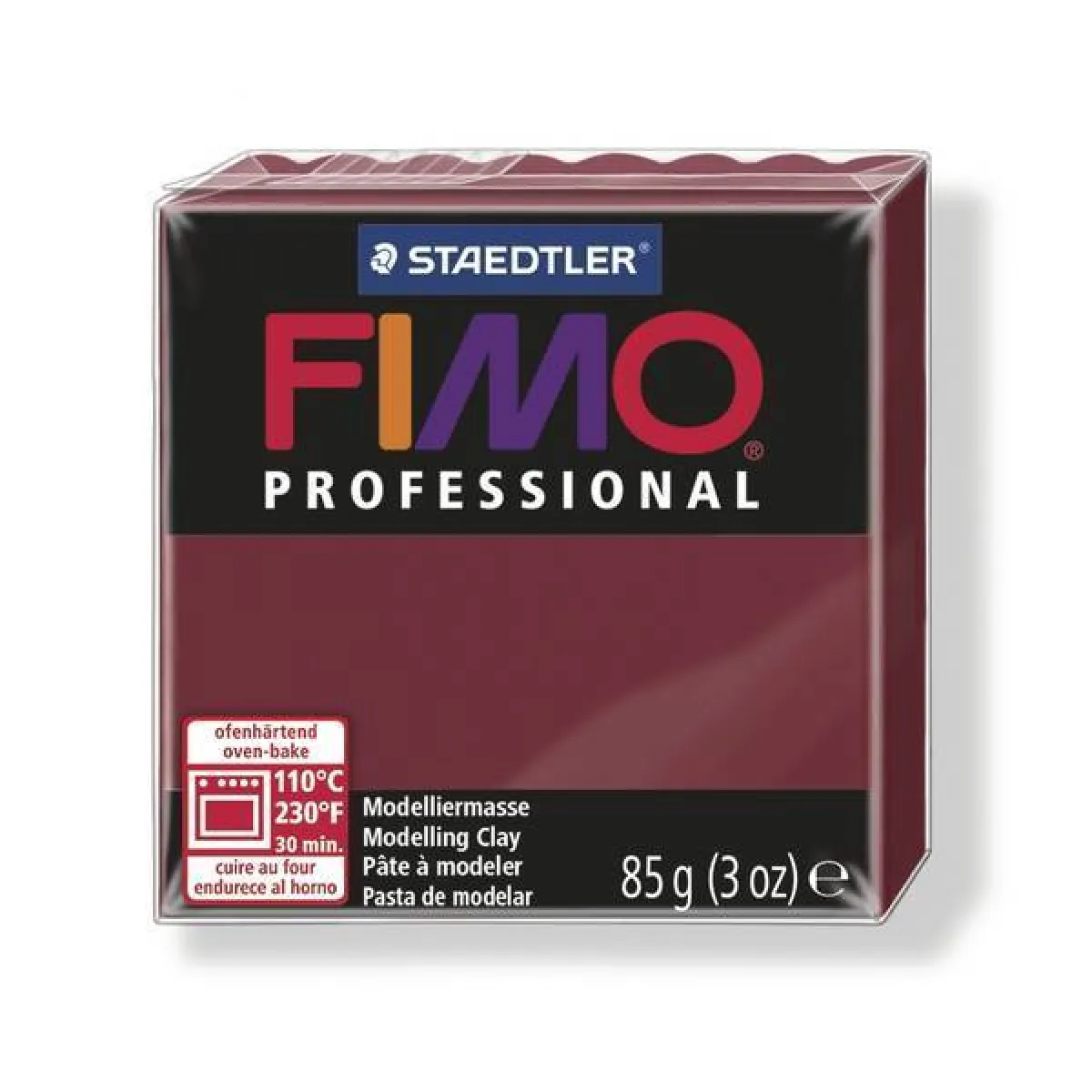 Pâte Fimo 85 g Professional Bordeaux 8004.23 - Fimo