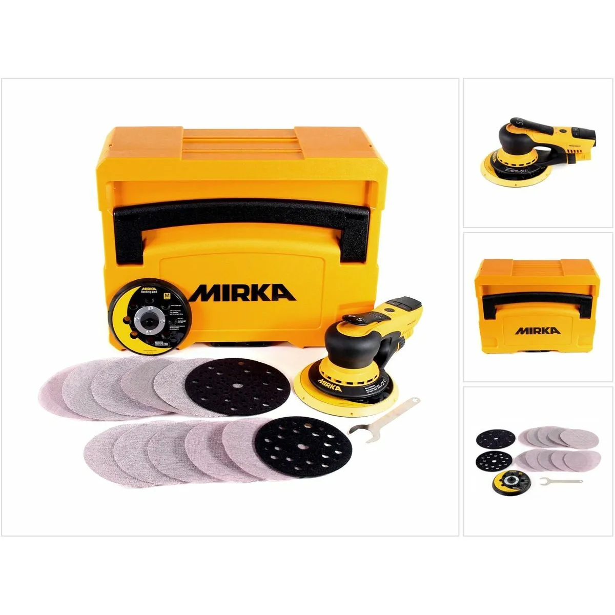 Mirka DEROS 5650CV Ponceuse excentrique 125mm/150mm 5,0 Hub Brushless + Coffret de transport ( MID5650202CA )