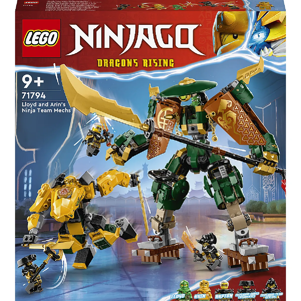 71794 Lego Ninjago - L equipe de robots des ninjas lloyd et arin