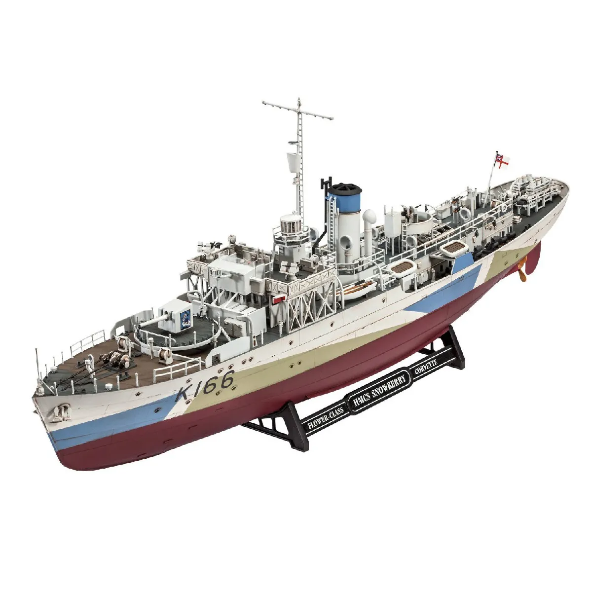 Maquette bateau : Flower Class Corvette HMCS Snowberry