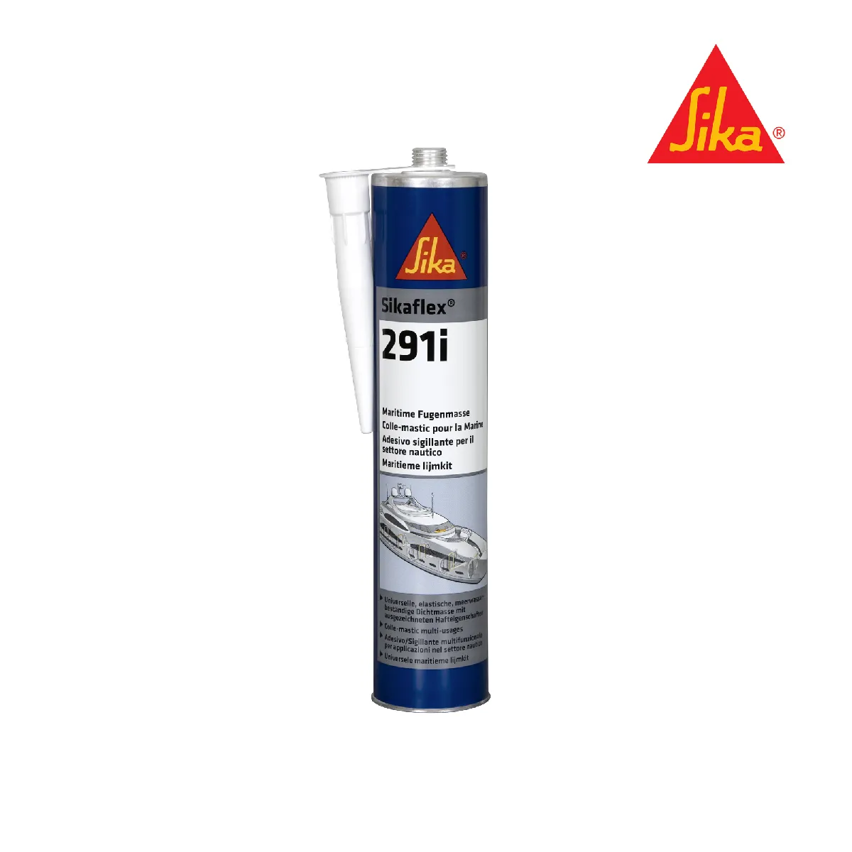 Colle mastic marine SIKA Sikaflex 291i - Blanc - 300ml