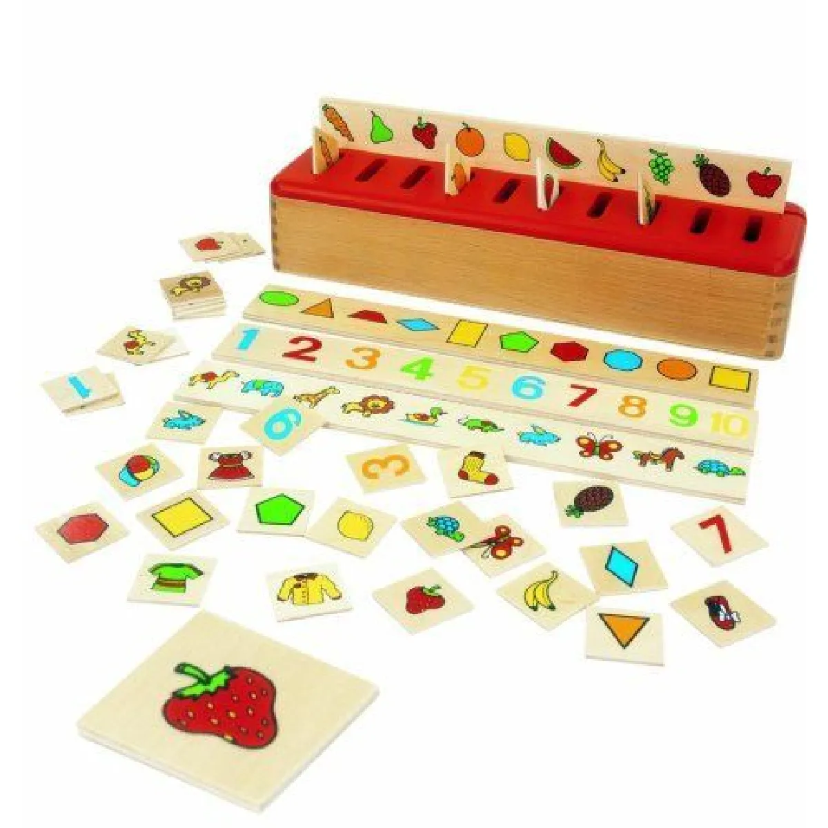 Edufun - Ef 31105 - Jouet en Bois - Boîte de Tri Montessori