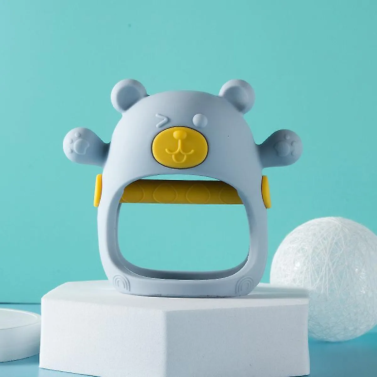 XYC Wekity 0-6 mois jouets pour bébé, jouets à mâcher pour les besoins de succion, sucettes à main pour les bébés qui allaitent, jouets pour siège auto pour les nouveaux-nés2 paquets