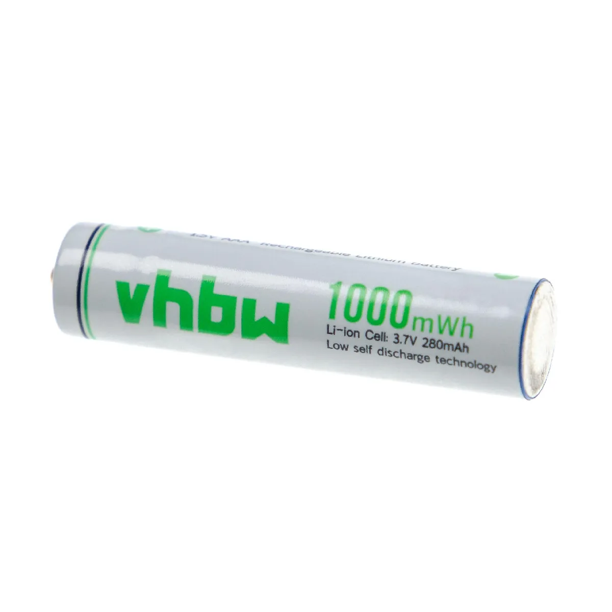 vhbw Pile rechargeable AAA micro - Batterie rechargeable (280mAh, 3,7V, Li-ion)