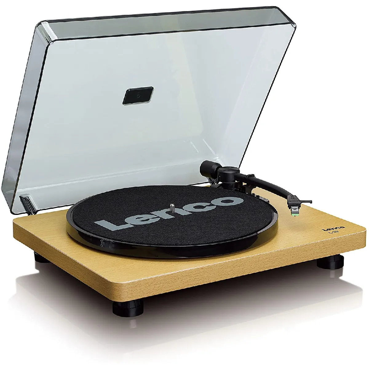 Platine Vinyle tourne disque 33,45 tr/min marron