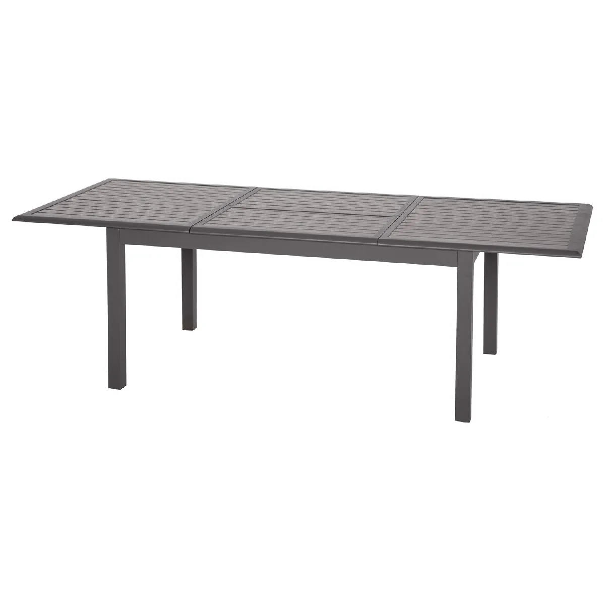 Table de jardin extensible Azua - 10 Personnes - Marron expresso