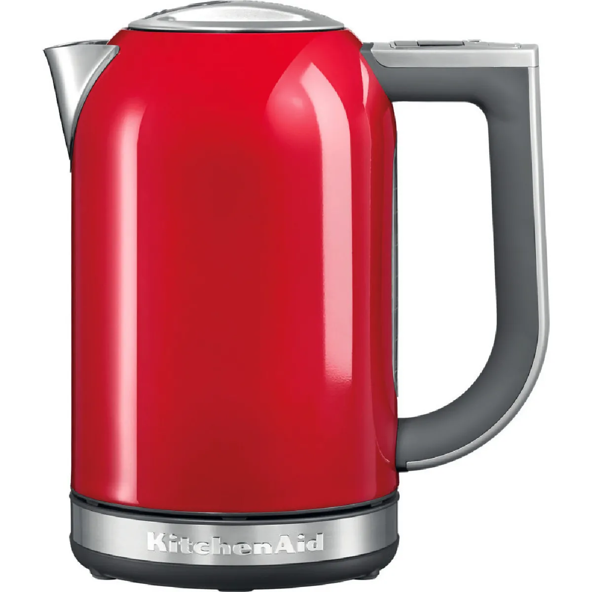 bouilloire électrique de 1,7L 2400W rouge empire argent