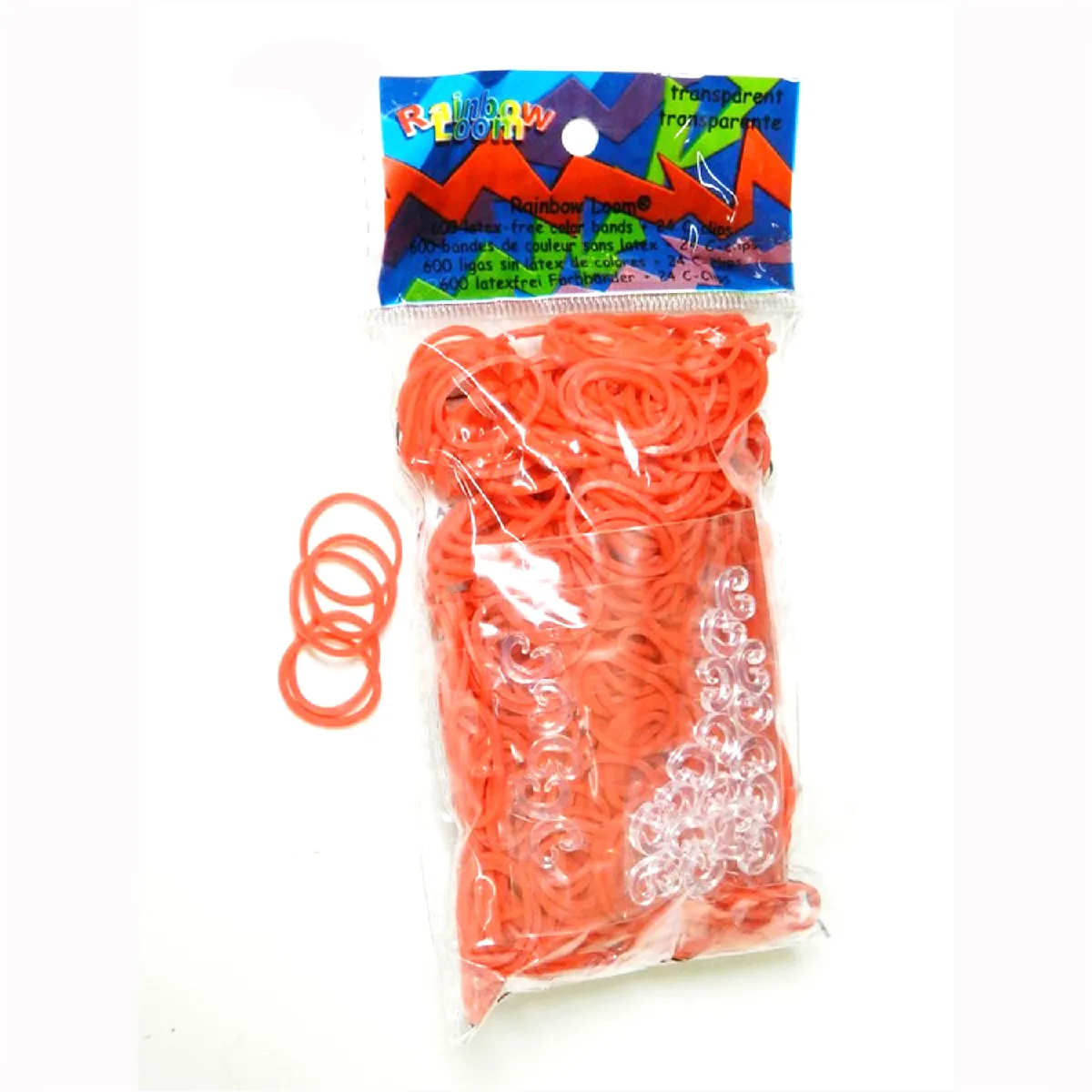 Rainbow Loom Recharge élastiques : Rouge