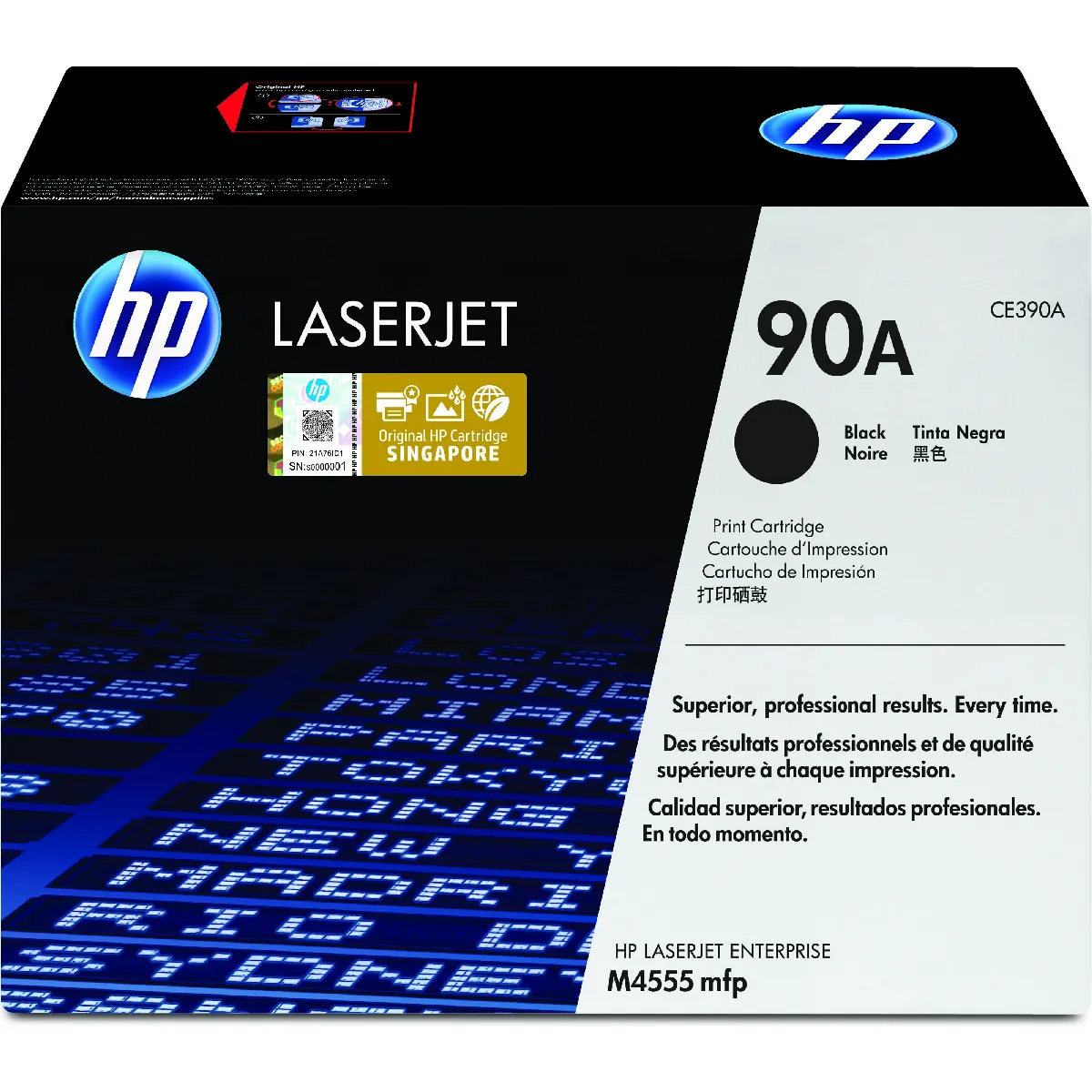 HP 90A toner LaserJet noir authentique