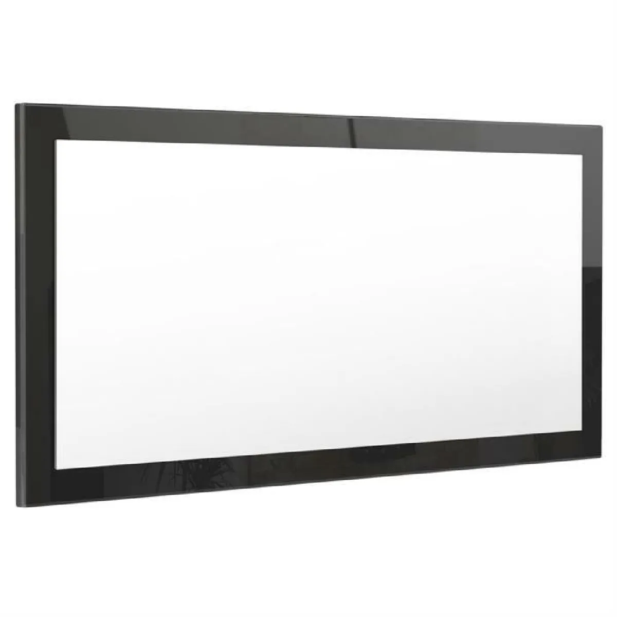 Miroir Laqué Noir 110 Cm