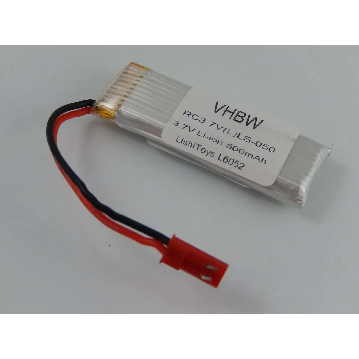 vhbw Batterie Li-Ion 500mAh (3.7V) pour drone Multicopter Quadrocopter Lishi Toys L6052, L6052W