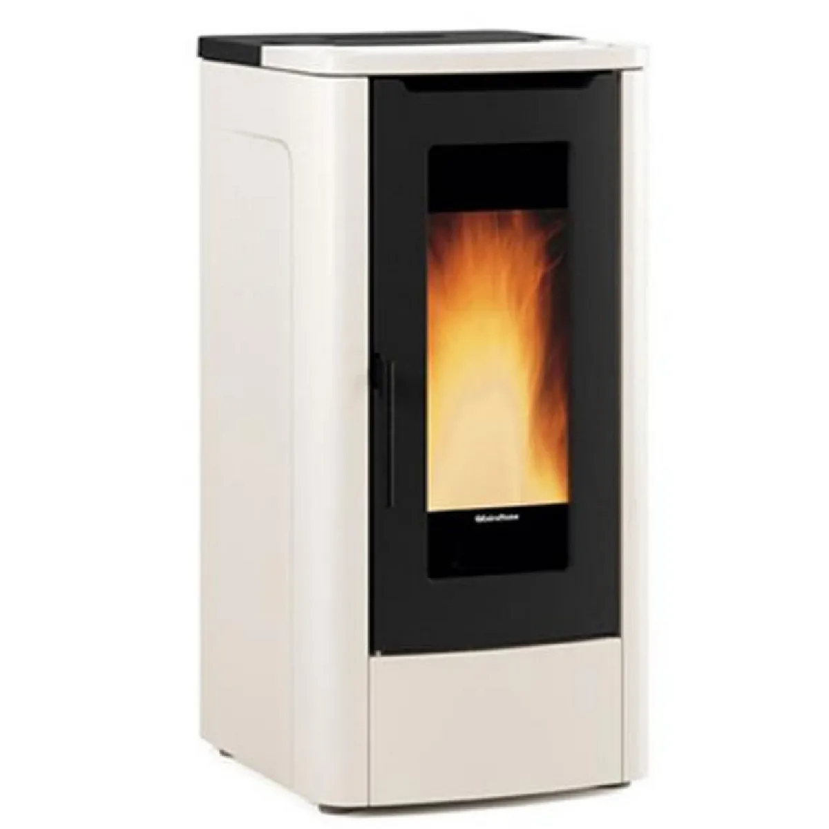 Poêle à granulés de bois 10kw ivoire - teoremaivoire - NORDICA EXTRAFLAME